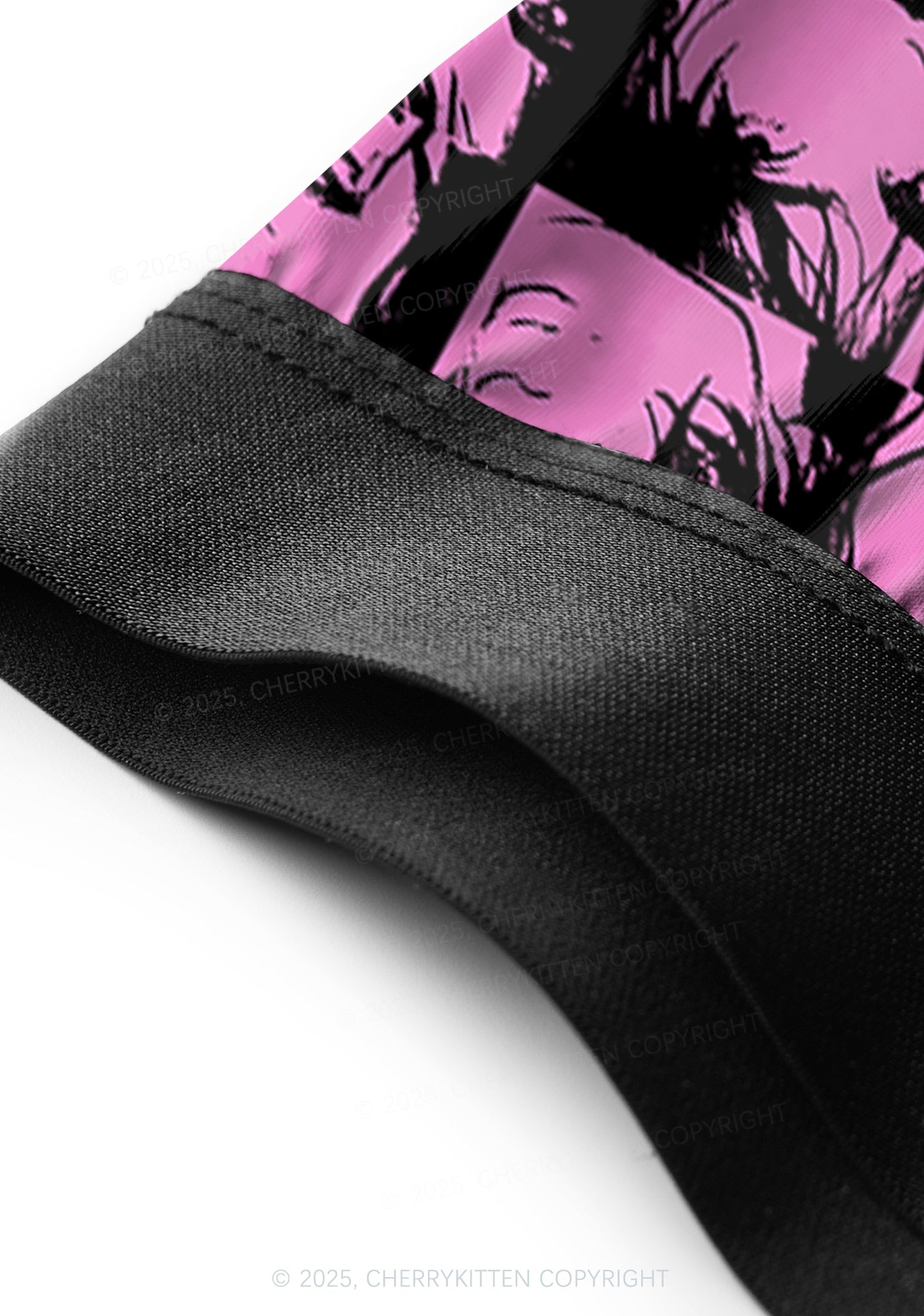 Pink Custom Portrait Valentine's Day Y2K Print Couples Boxer Briefs Set Cherrykitten