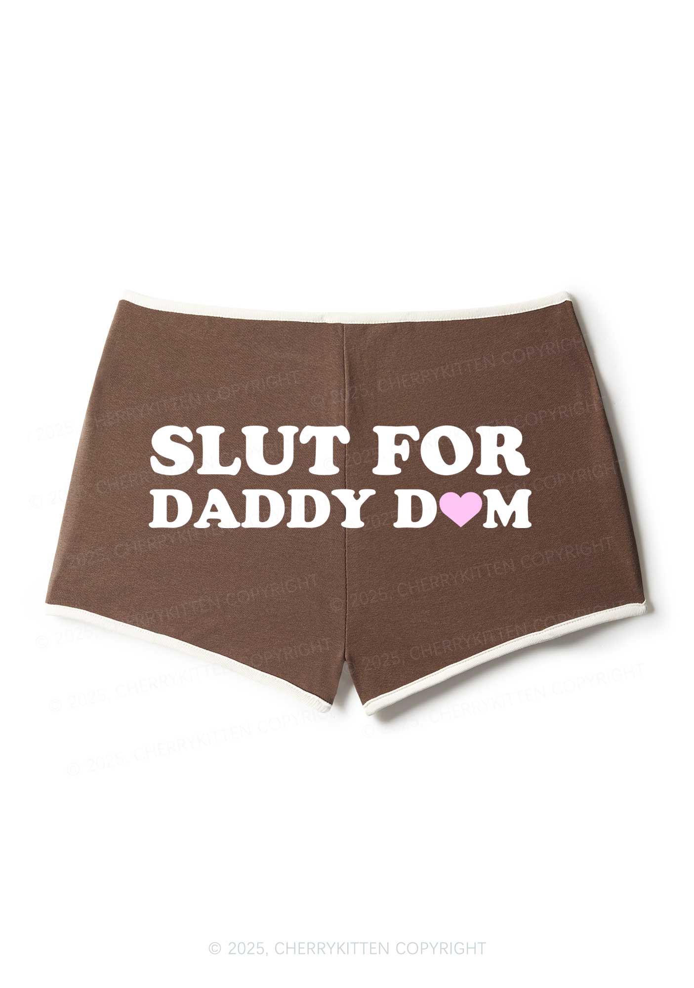 Slxt For Daddy Dom Y2K Booty Shorts Cherrykitten