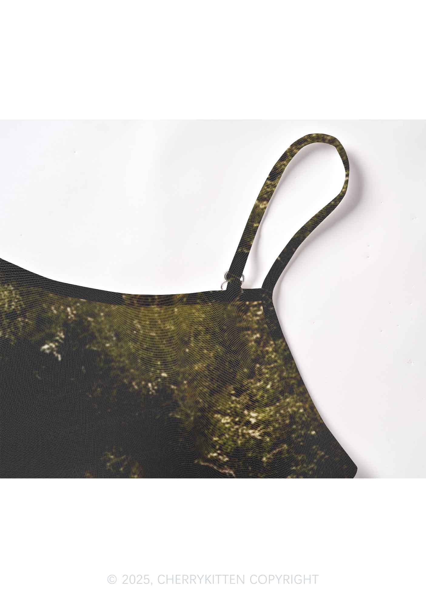 Forest Deer Y2K Mesh Cami Tank Cherrykitten