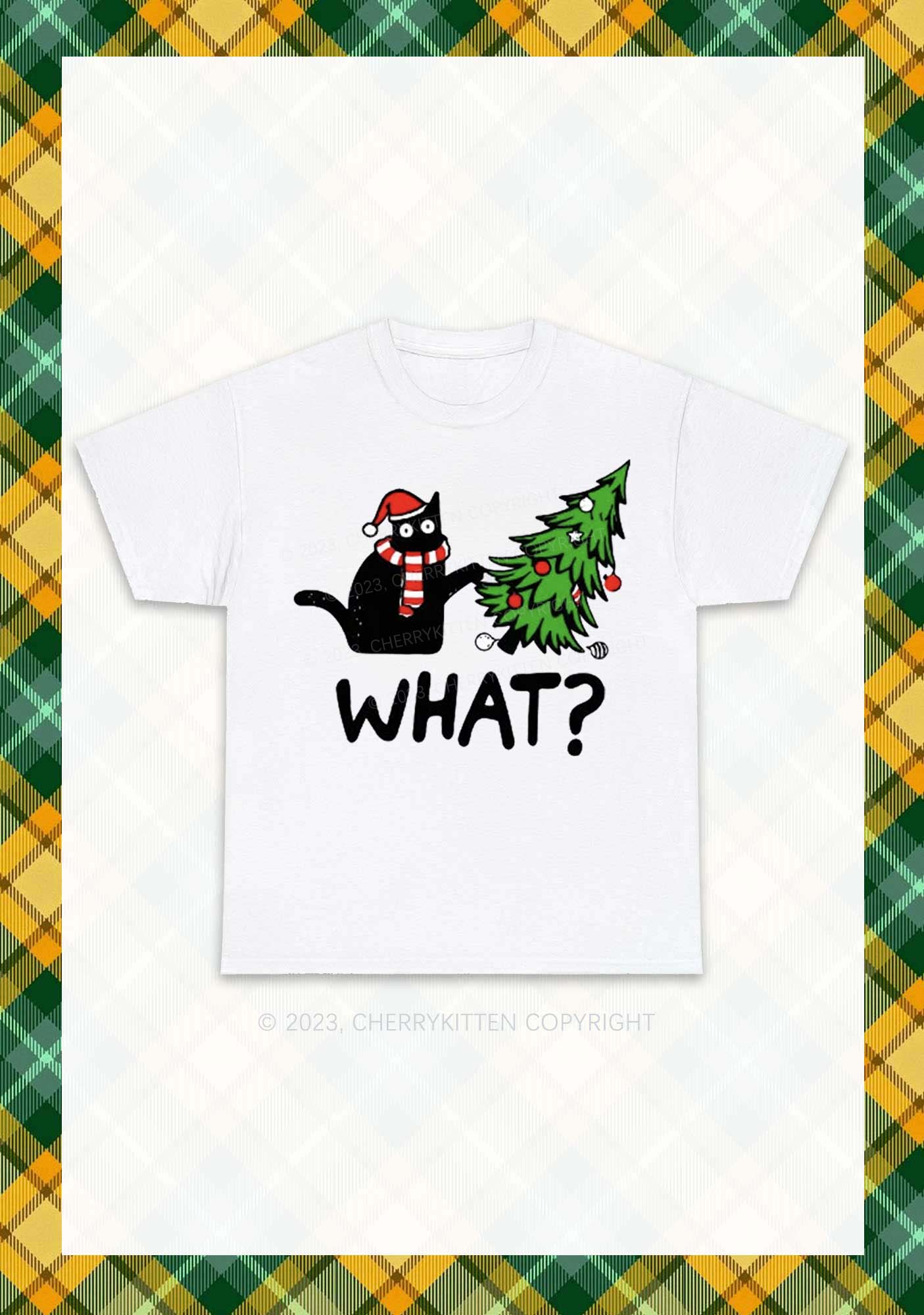 What Christmas Tree Chunky Shirt Cherrykitten