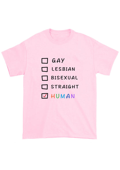 Gay Lesbian Bisexual Straight Human Chunky Shirt