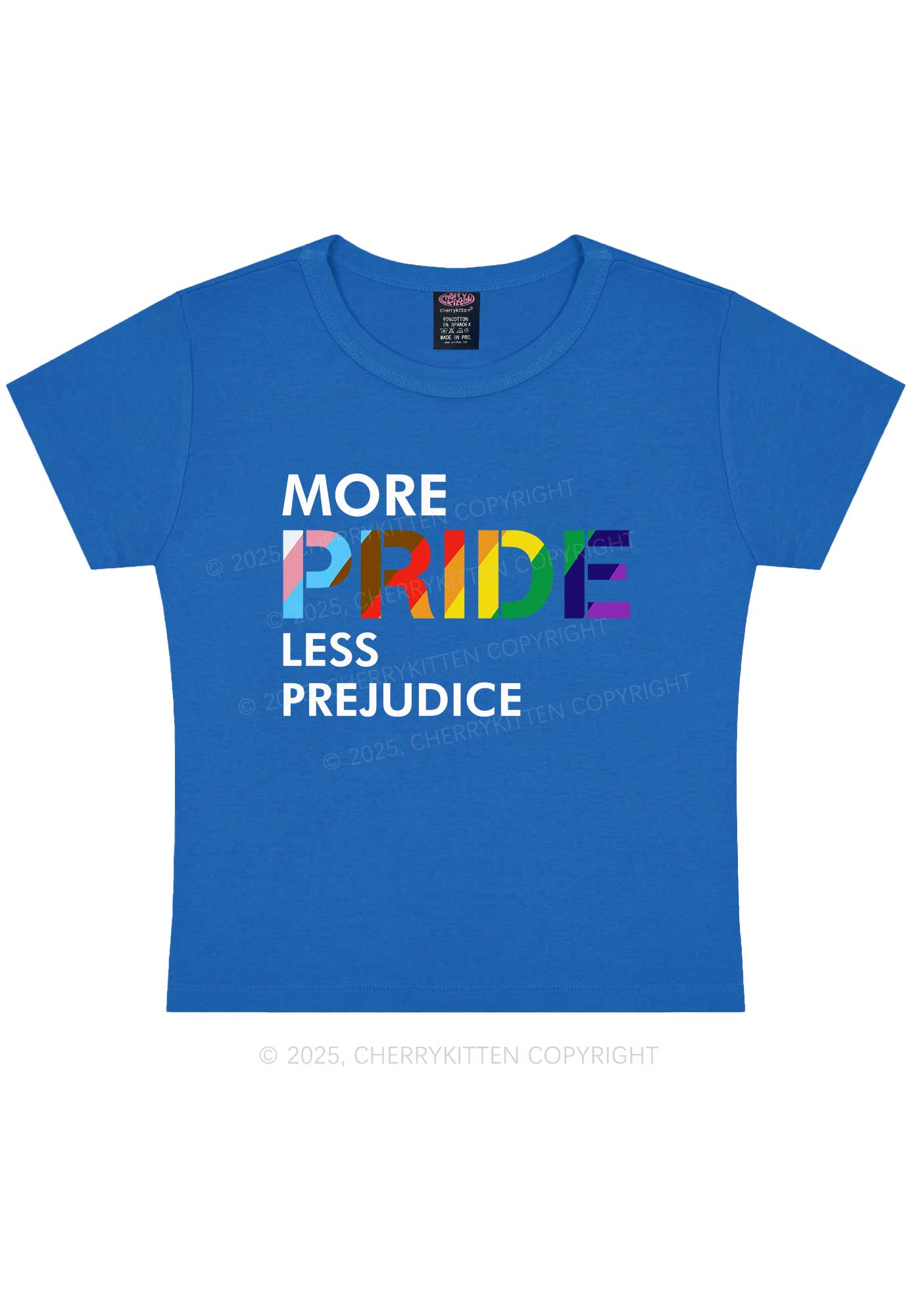 More Pride Less Prejudice Y2K Baby Tee Cherrykitten