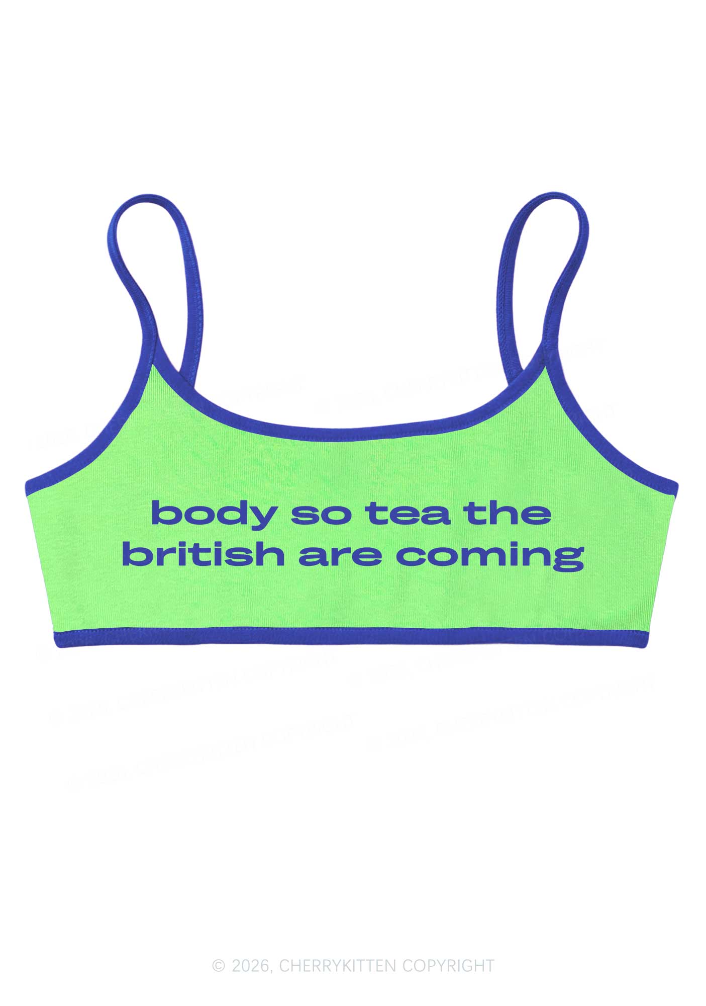Body So Tea Y2K Super Crop Cami Cherrykitten