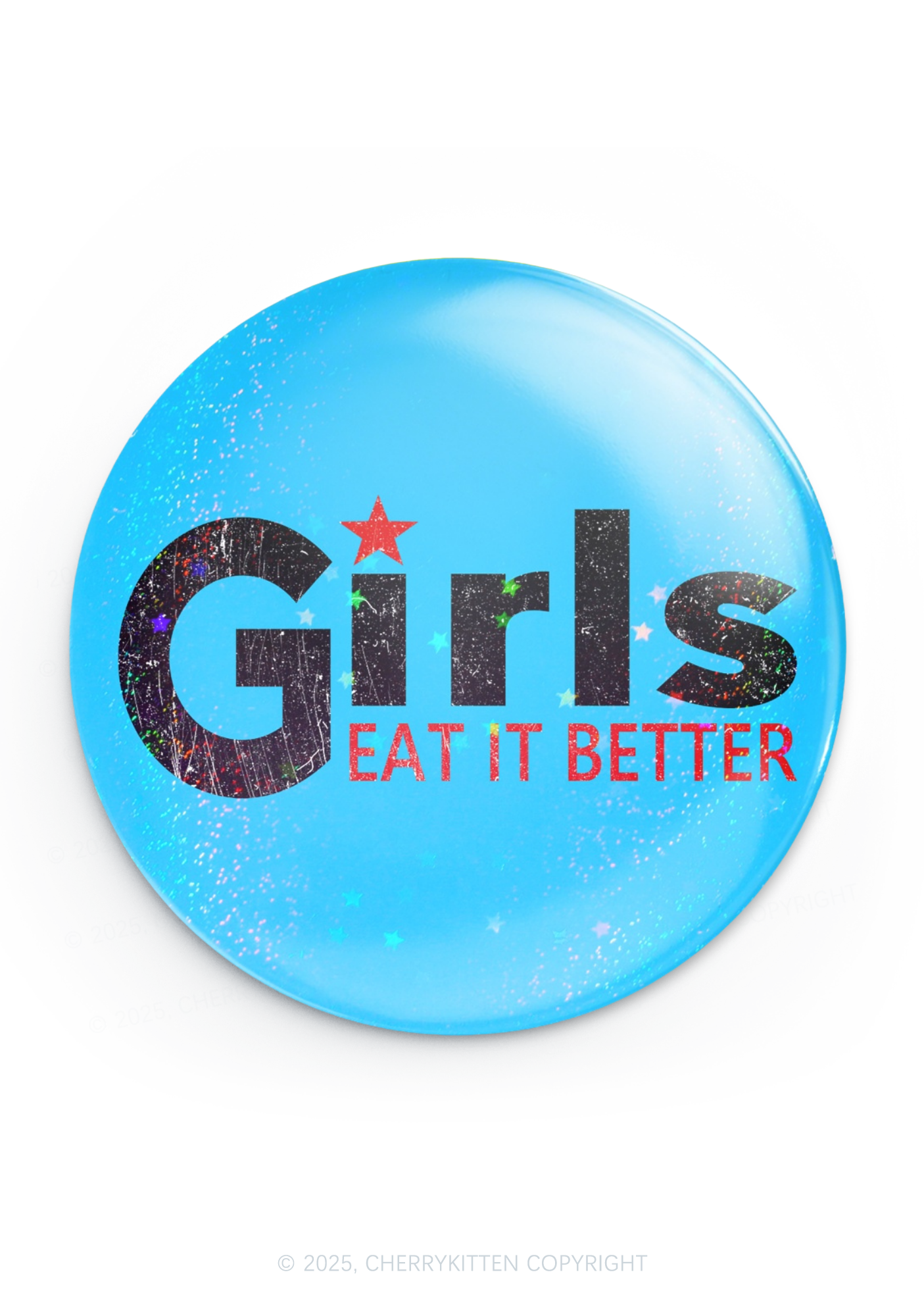 Girls Eat It Better Pride 1Pc Y2K Pin Badge Cherrykitten