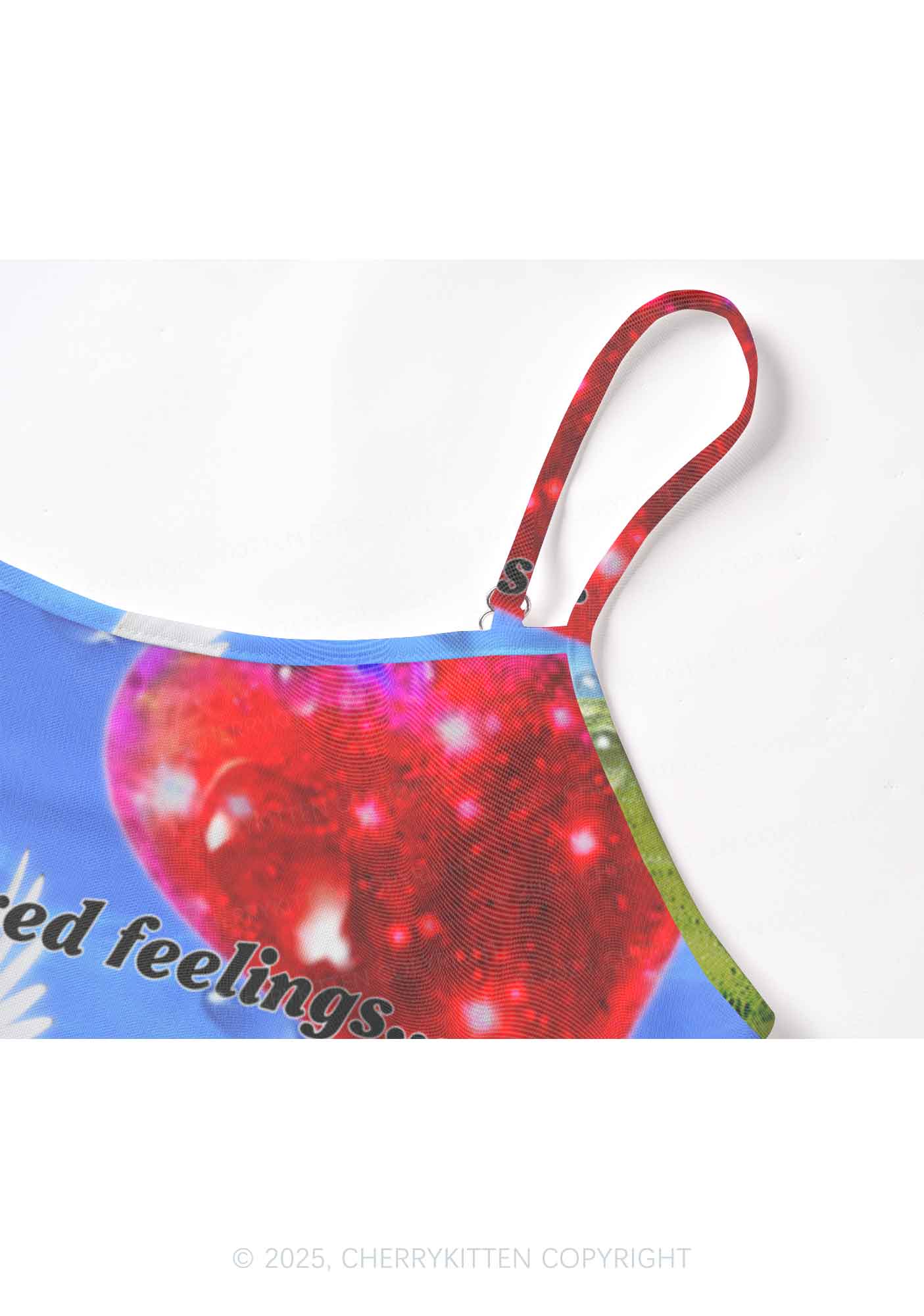 Dove And Mixed Feelings Y2K Mesh Cami Tank Cherrykitten