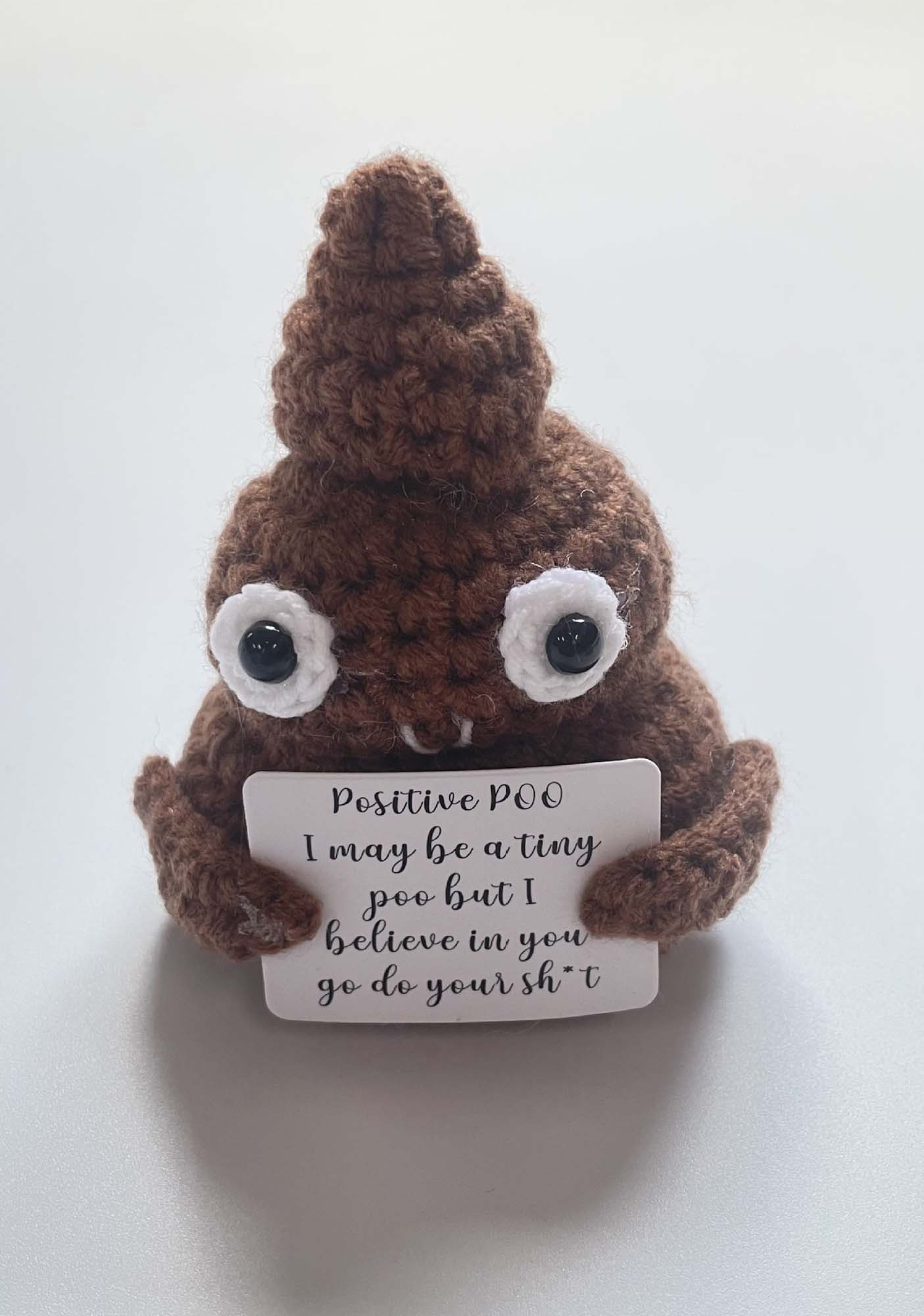 Positive Potato Y2K Handmade Crochet Pendant Cherrykitten