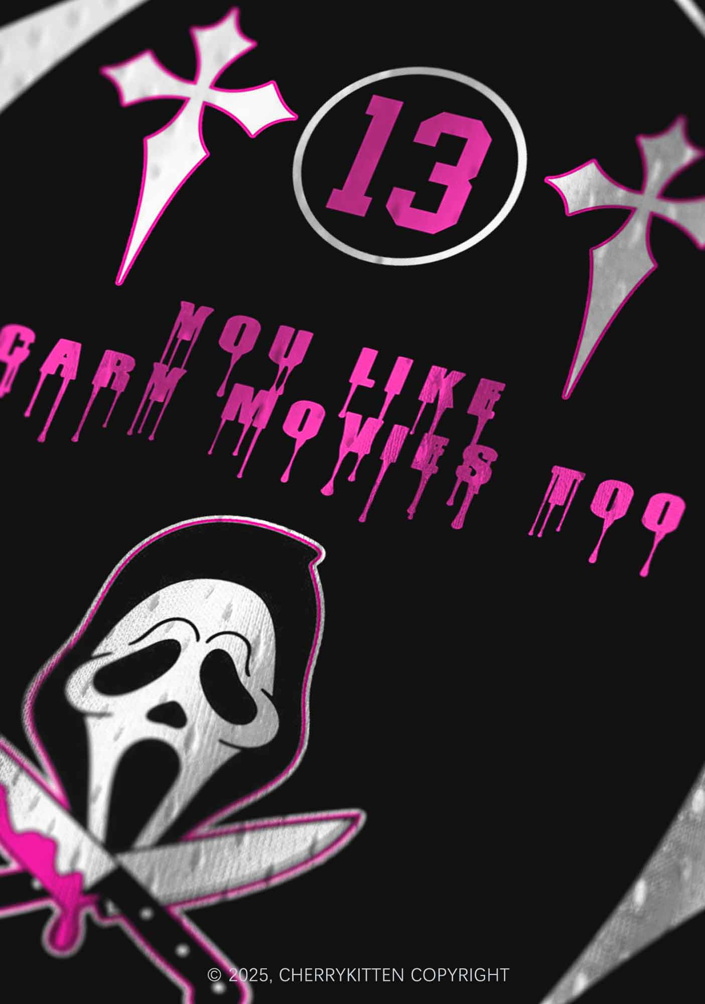 Halloween Custom Like Scary Movie Y2K Sport Jersey Tank Cherrykitten