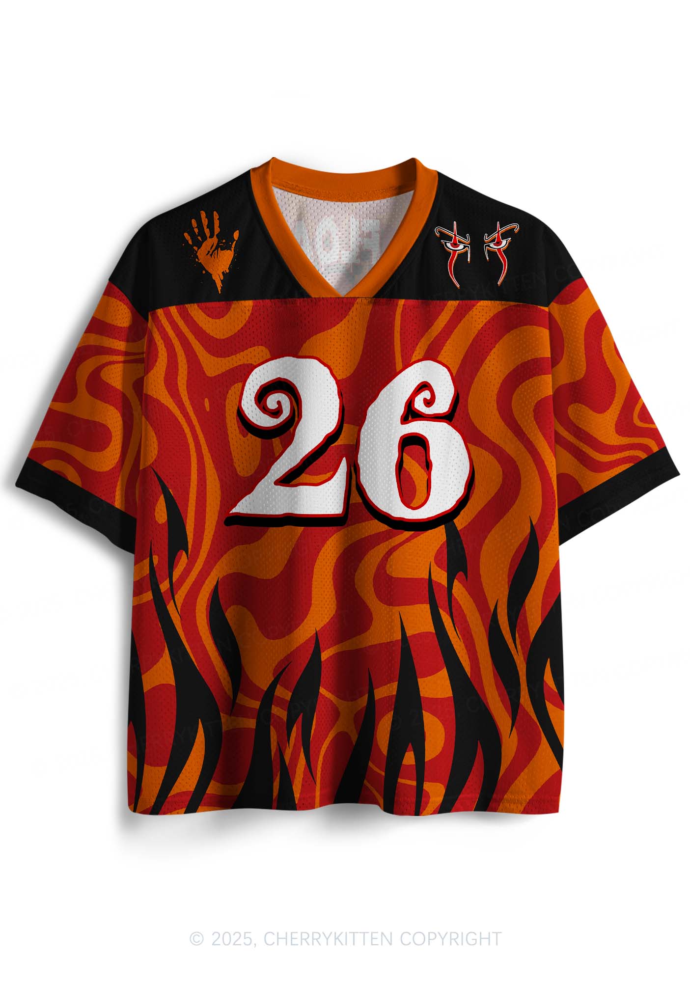 Halloween Custom Float Raccoon Y2K Sport Jersey Shirts Cherrykitten