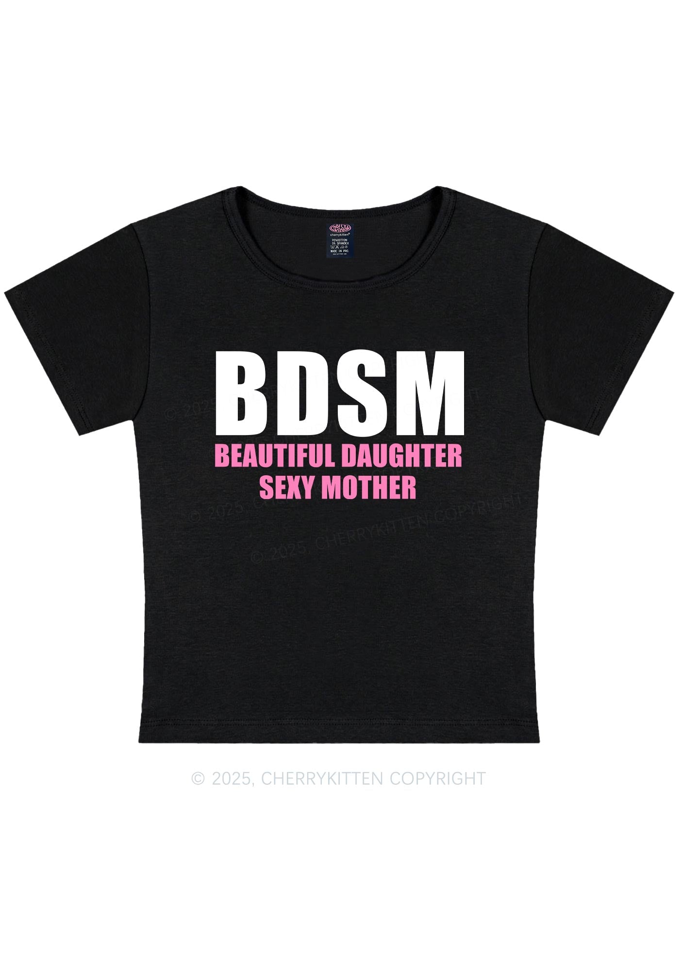 BDSM Daughter Mother Y2K Baby Tee Cherrykitten
