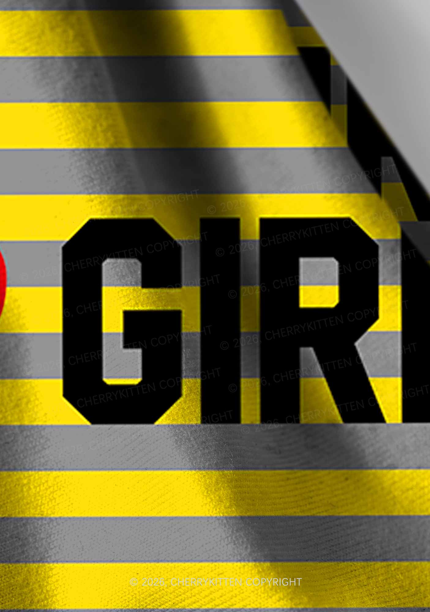 I Love Girls Pride Y2K Print Headband Cherrykitten