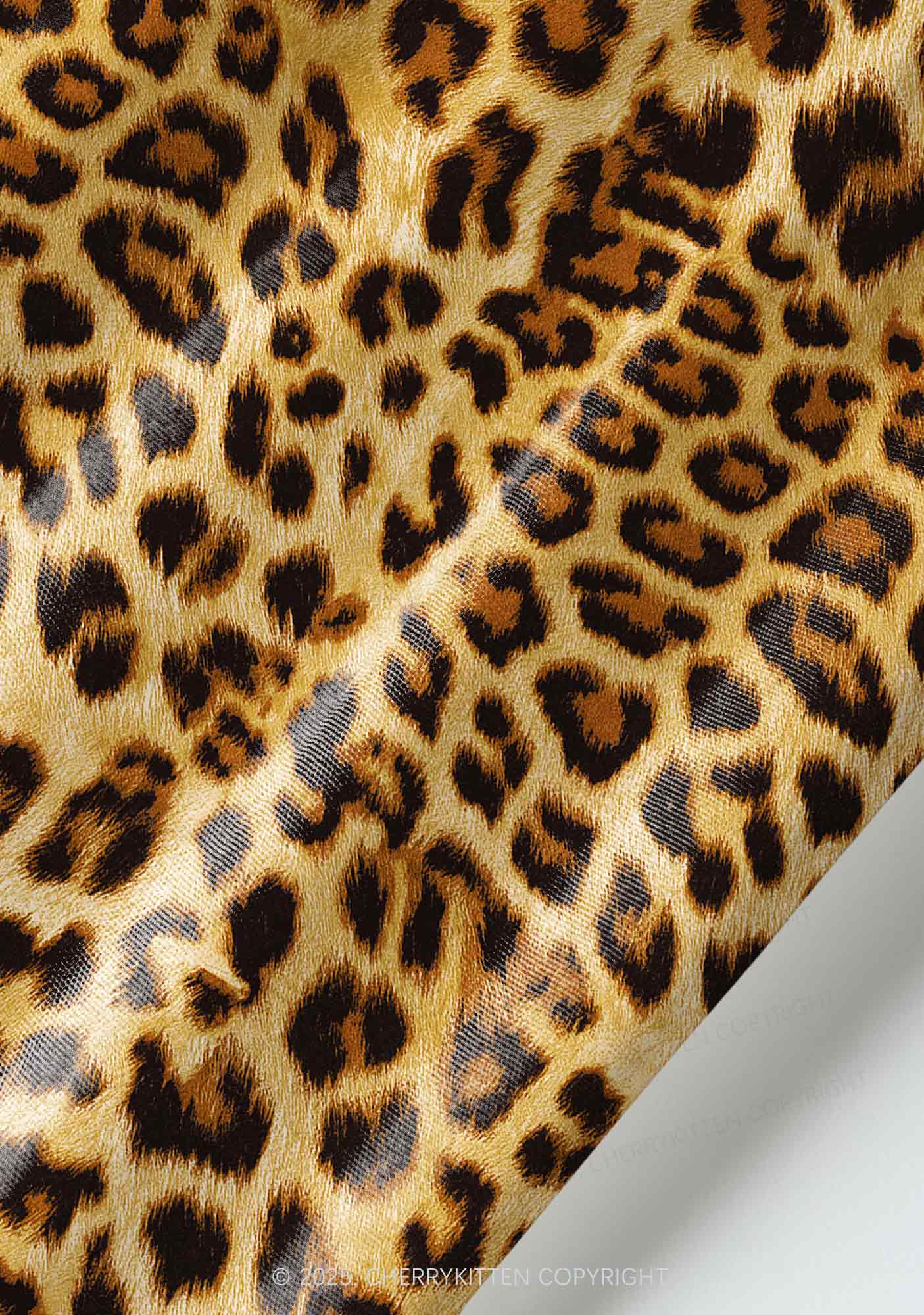 Brown Leopard Y2K Pet Shirts Cherrykitten