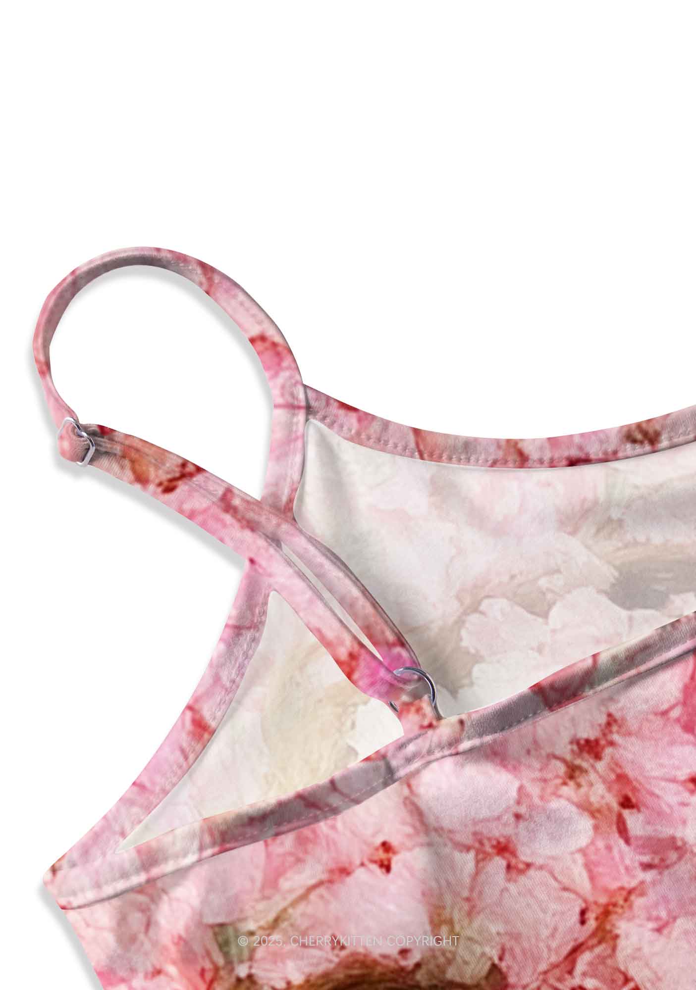 Flower Girls Y2K Print Cami Crop Top Cherrykitten
