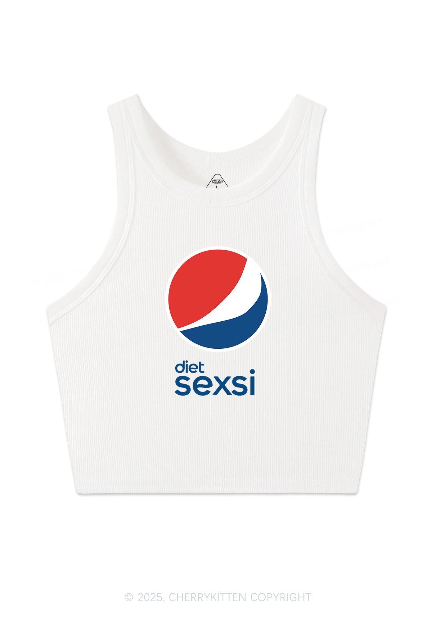 Diet Sexsi Y2K Crop Tank Top Cherrykitten