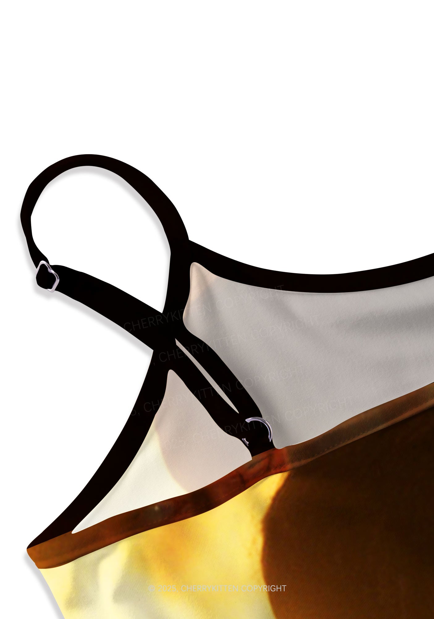 WB Glowing Eyes Y2K Print Cami Crop Top Cherrykitten