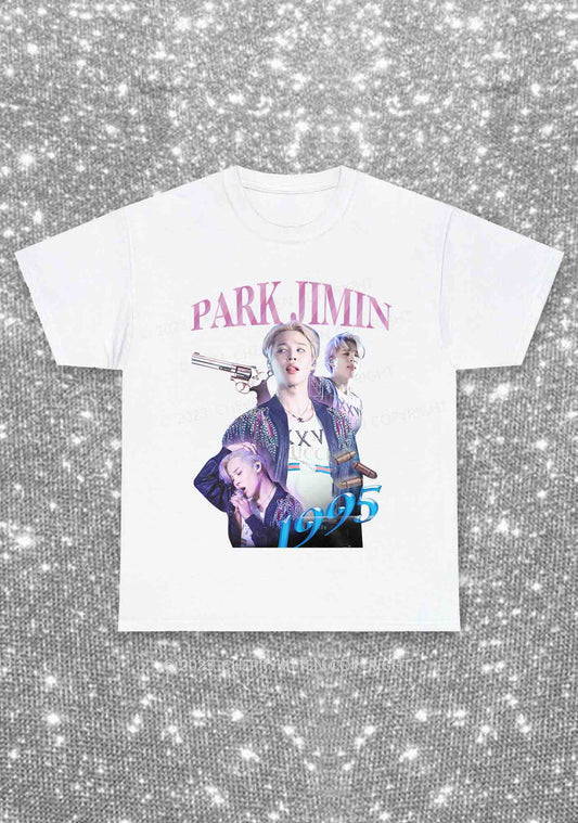 Park Jimin 1995 Kpop Y2K Chunky Shirt Cherrykitten