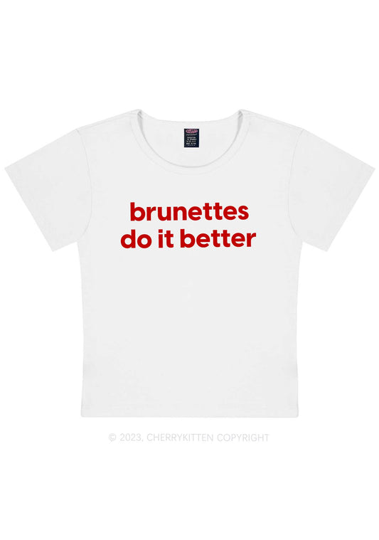 Custom Do It Better Y2K Baby Tee Cherrykitten
