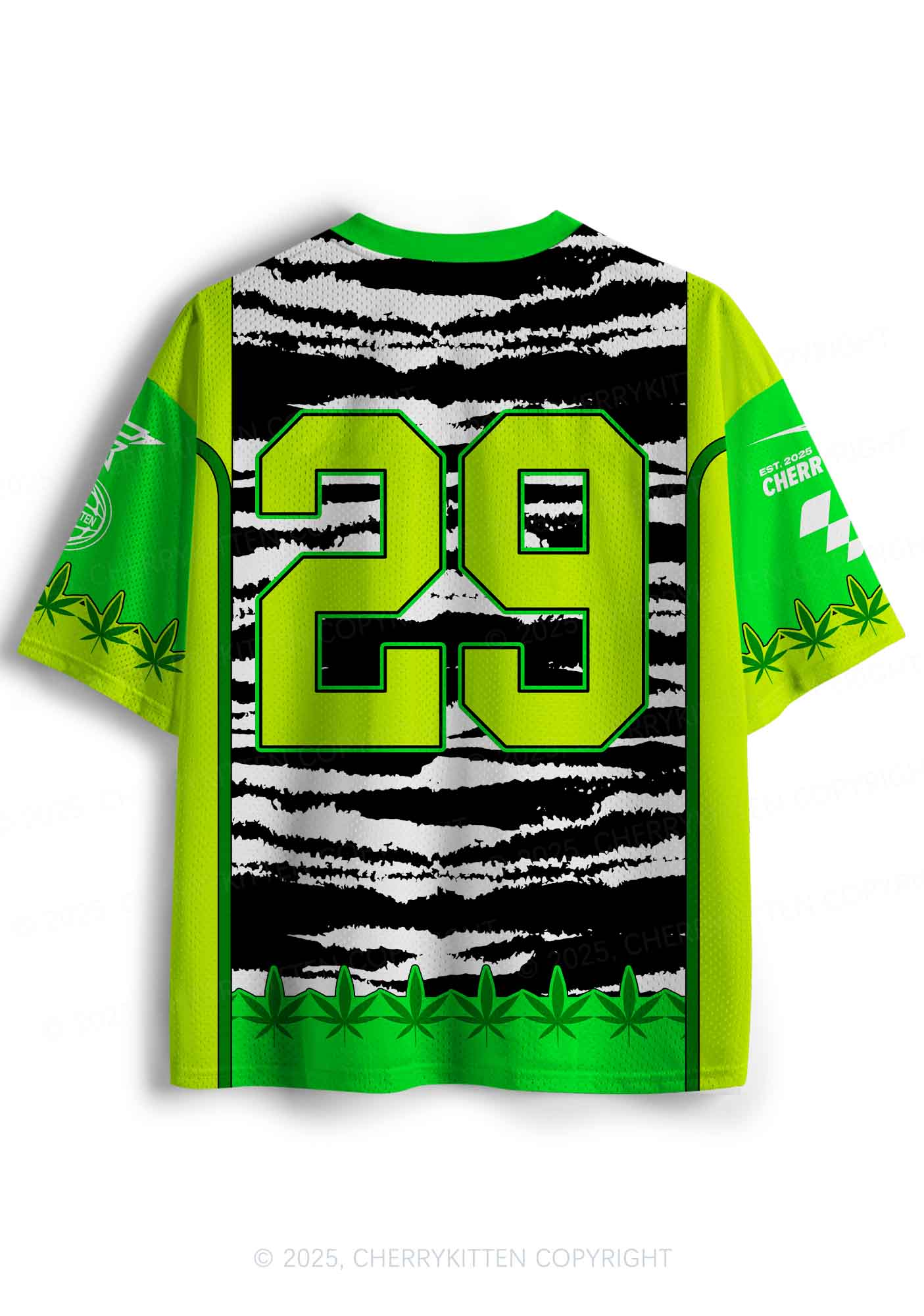 Custom Green Blunt Slxt Y2K Sport Jersey Shirts Cherrykitten