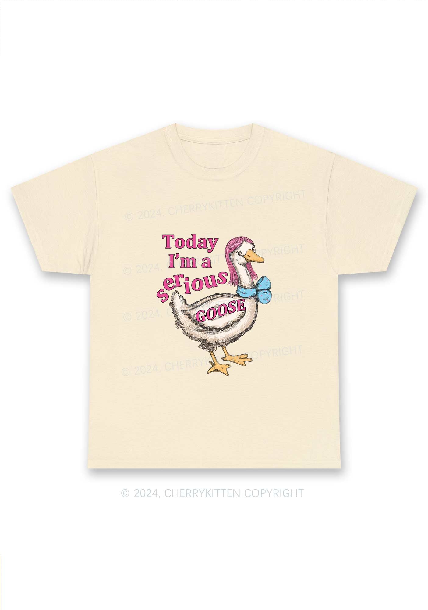 Serious Goose Y2K Chunky Shirt Cherrykitten