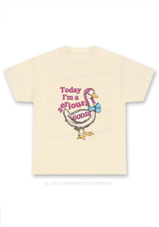Serious Goose Y2K Chunky Shirt Cherrykitten