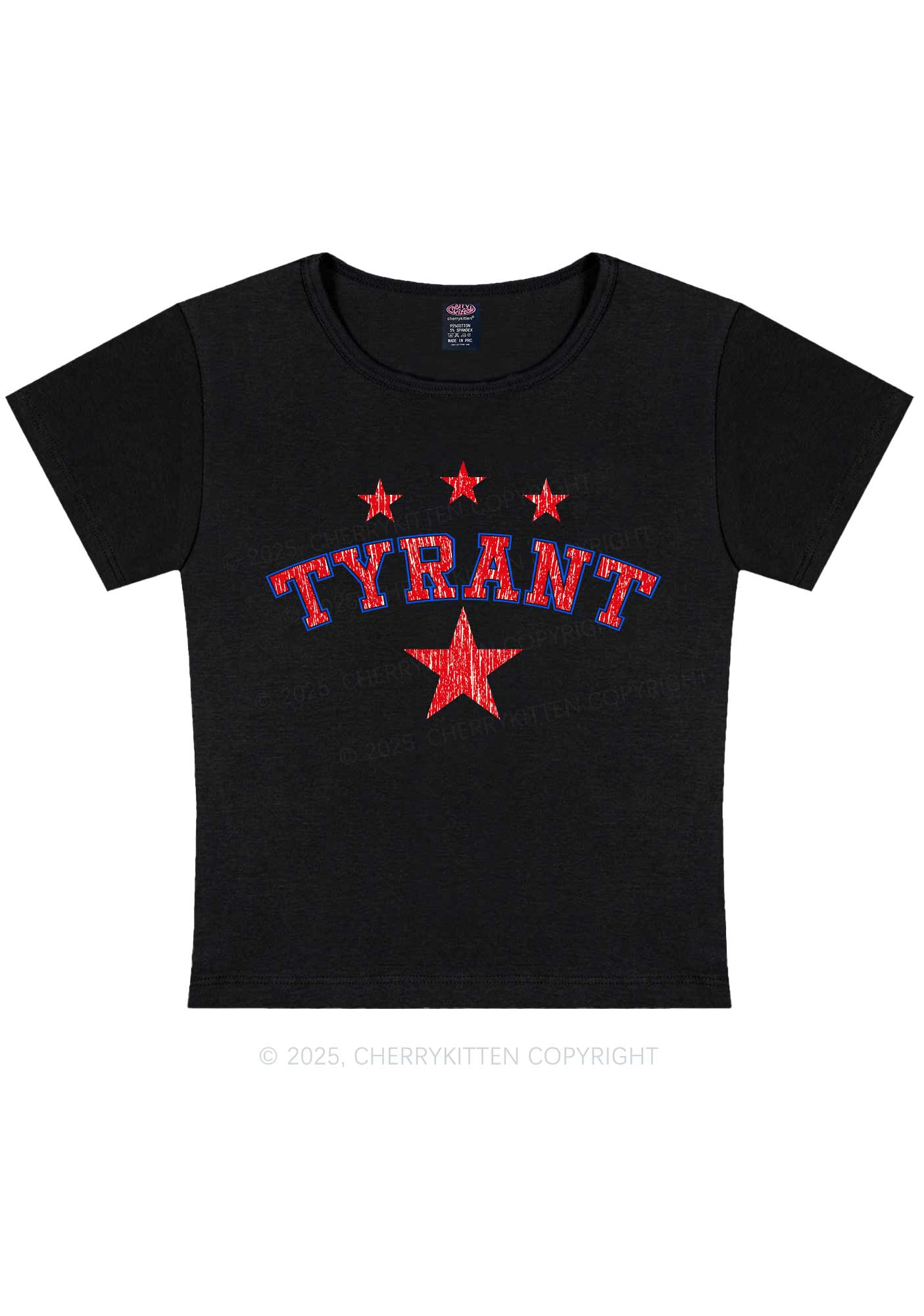 Tyrant Y2K Baby Tee Cherrykitten
