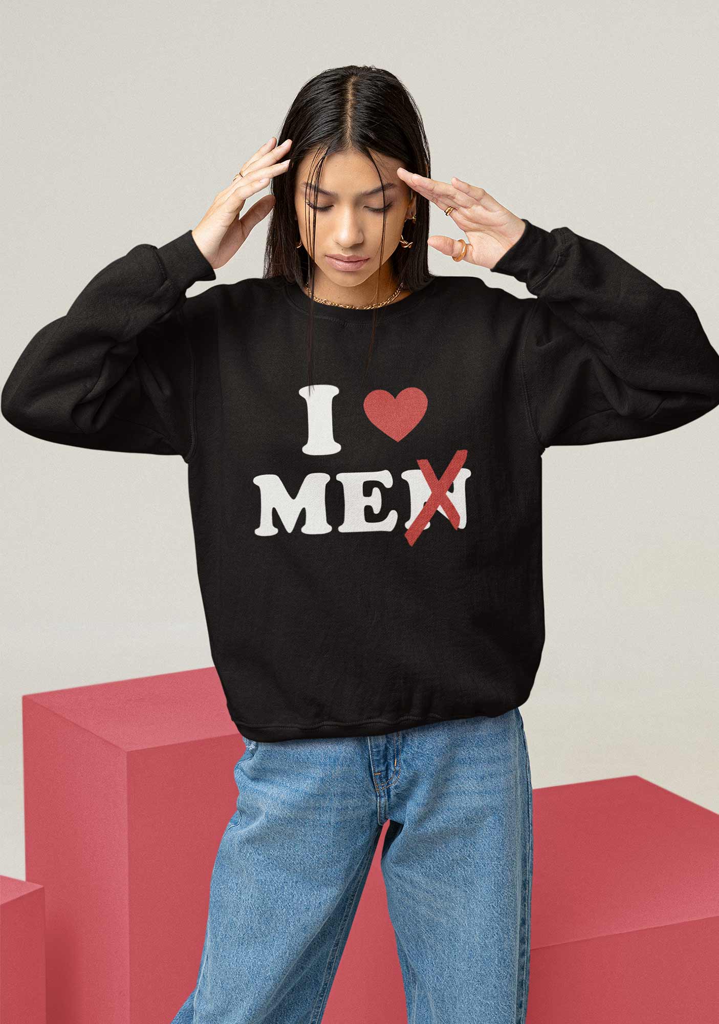 Love Me Not Men Y2K Sweatshirt