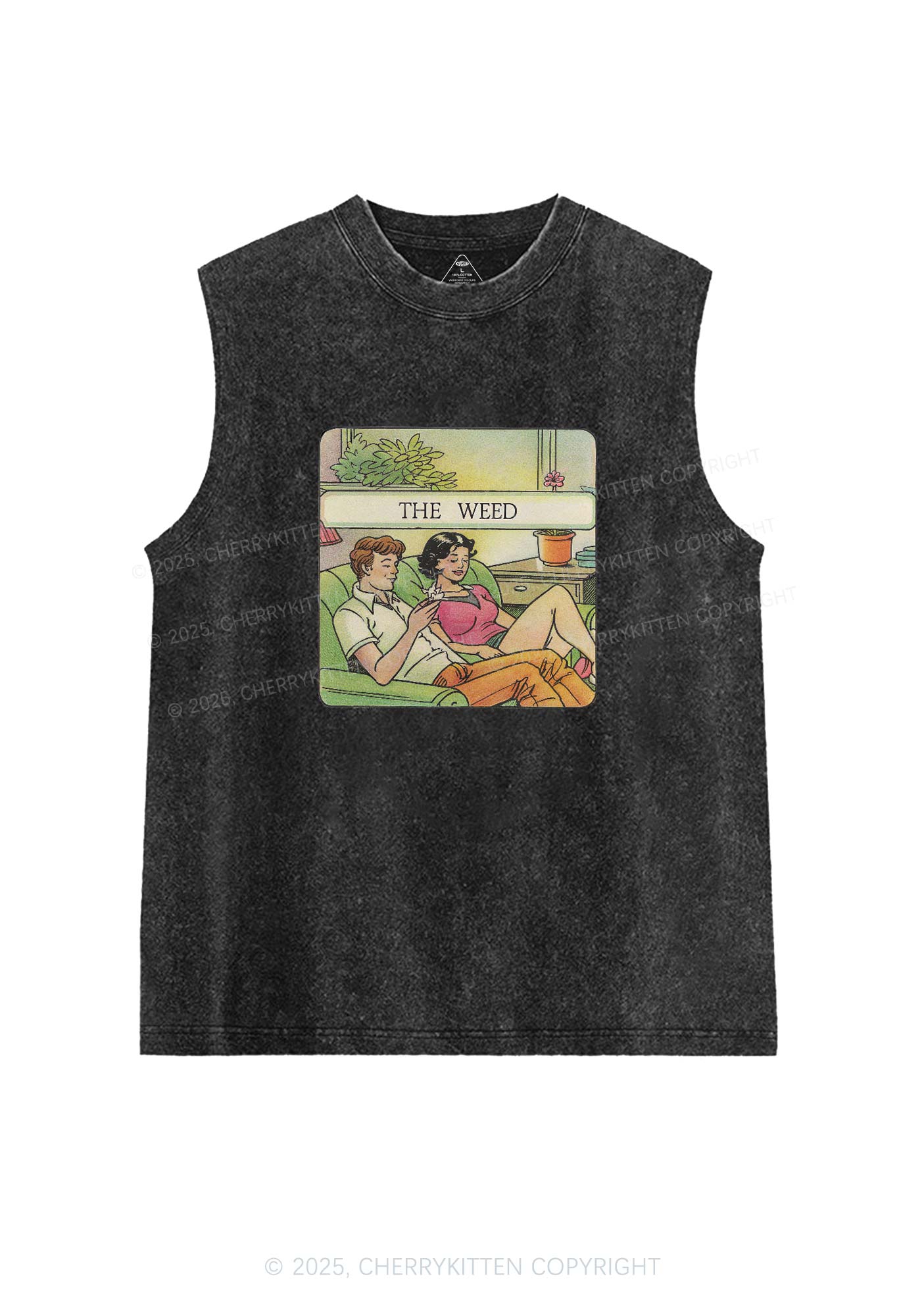 The Wxxd Y2K Washed Tank Cherrykitten