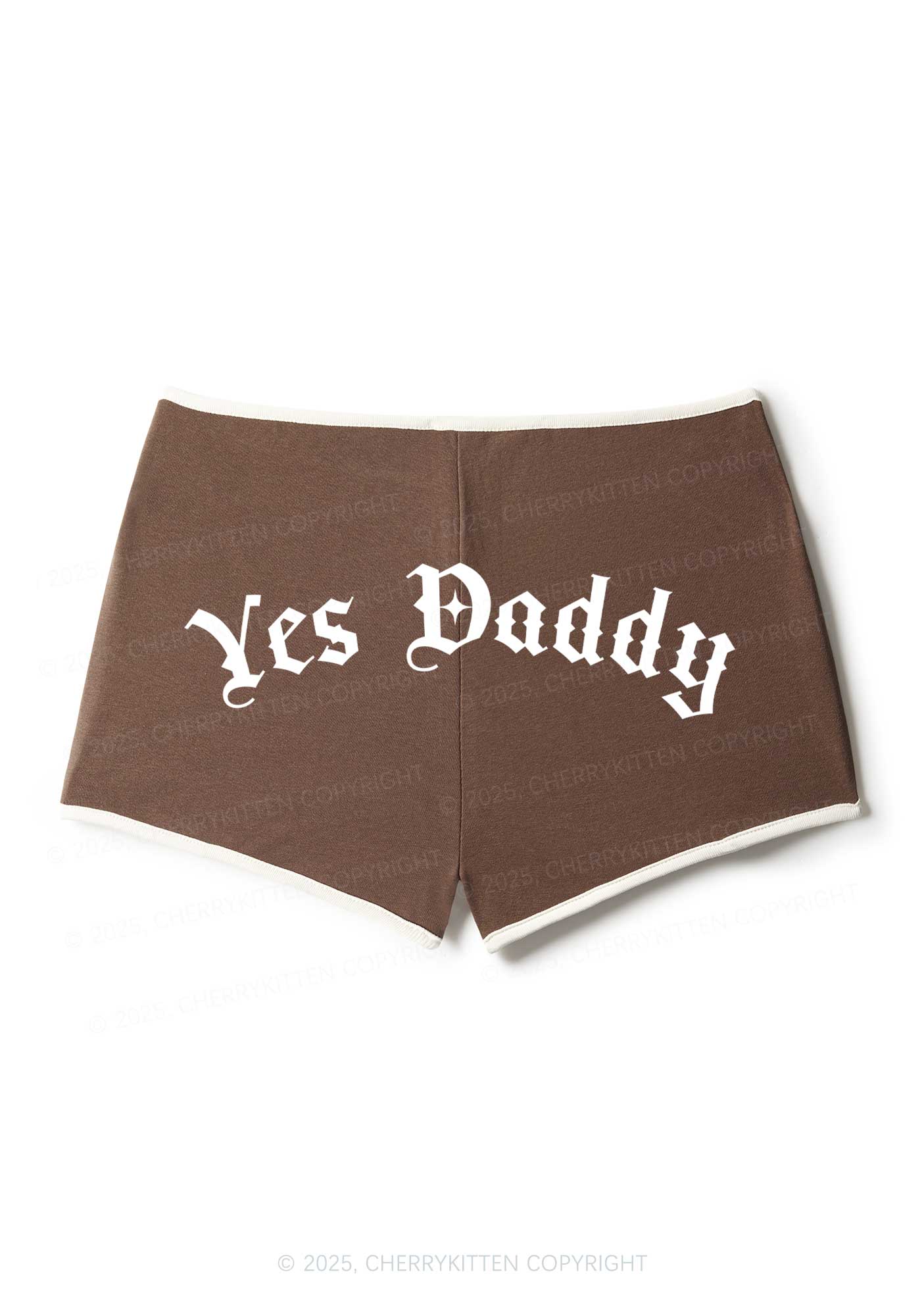 Yes Daddy Goth Y2K Booty Shorts Cherrykitten