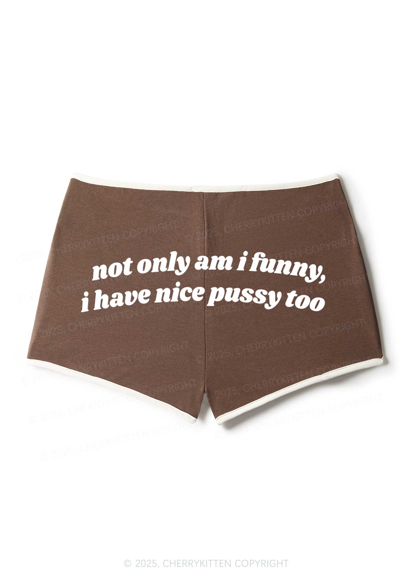 I Have Nice Puxxy Too Y2K Booty Shorts Cherrykitten