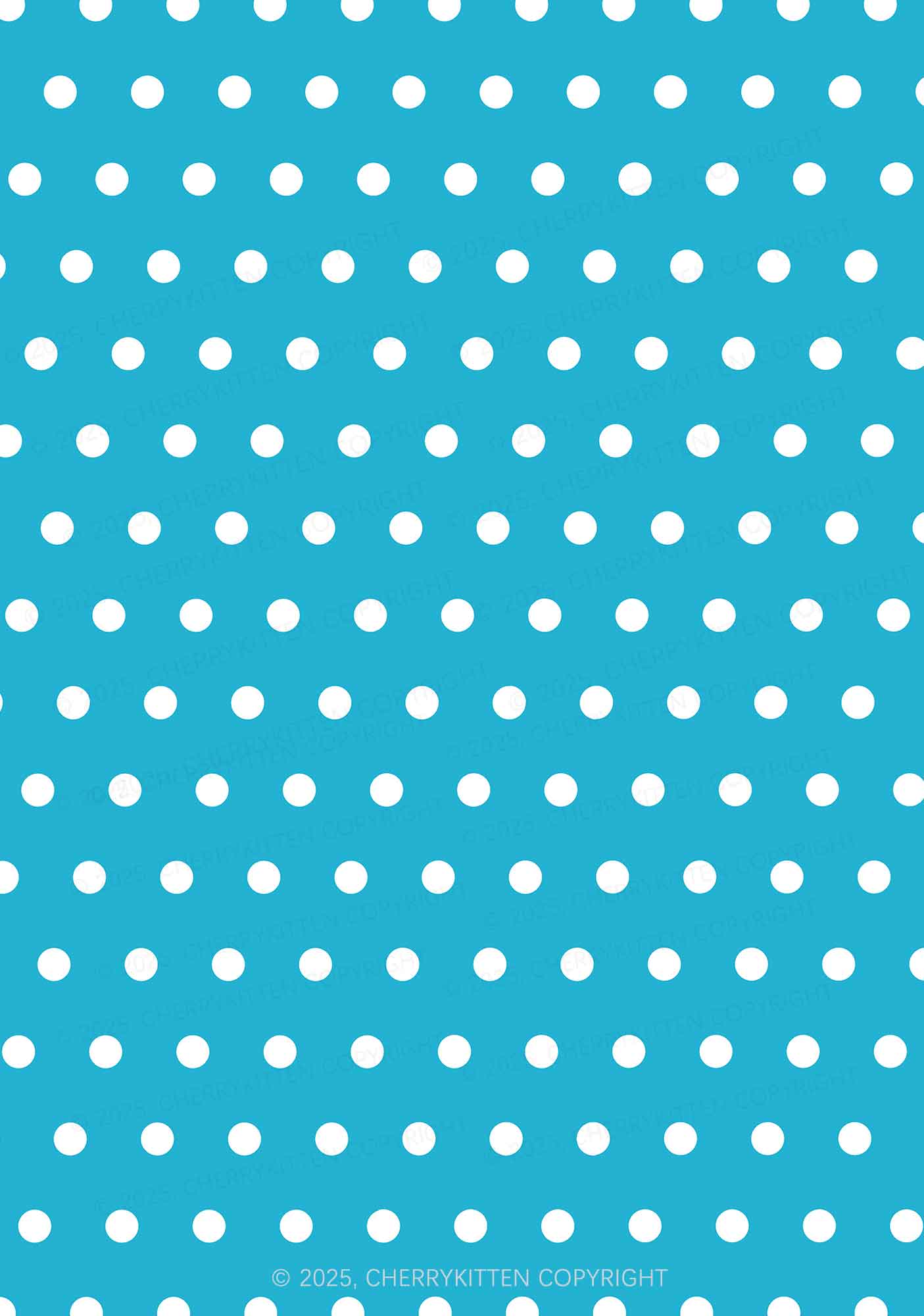 Blue And White Dots Y2K Print Bikini Set Cherrykitten