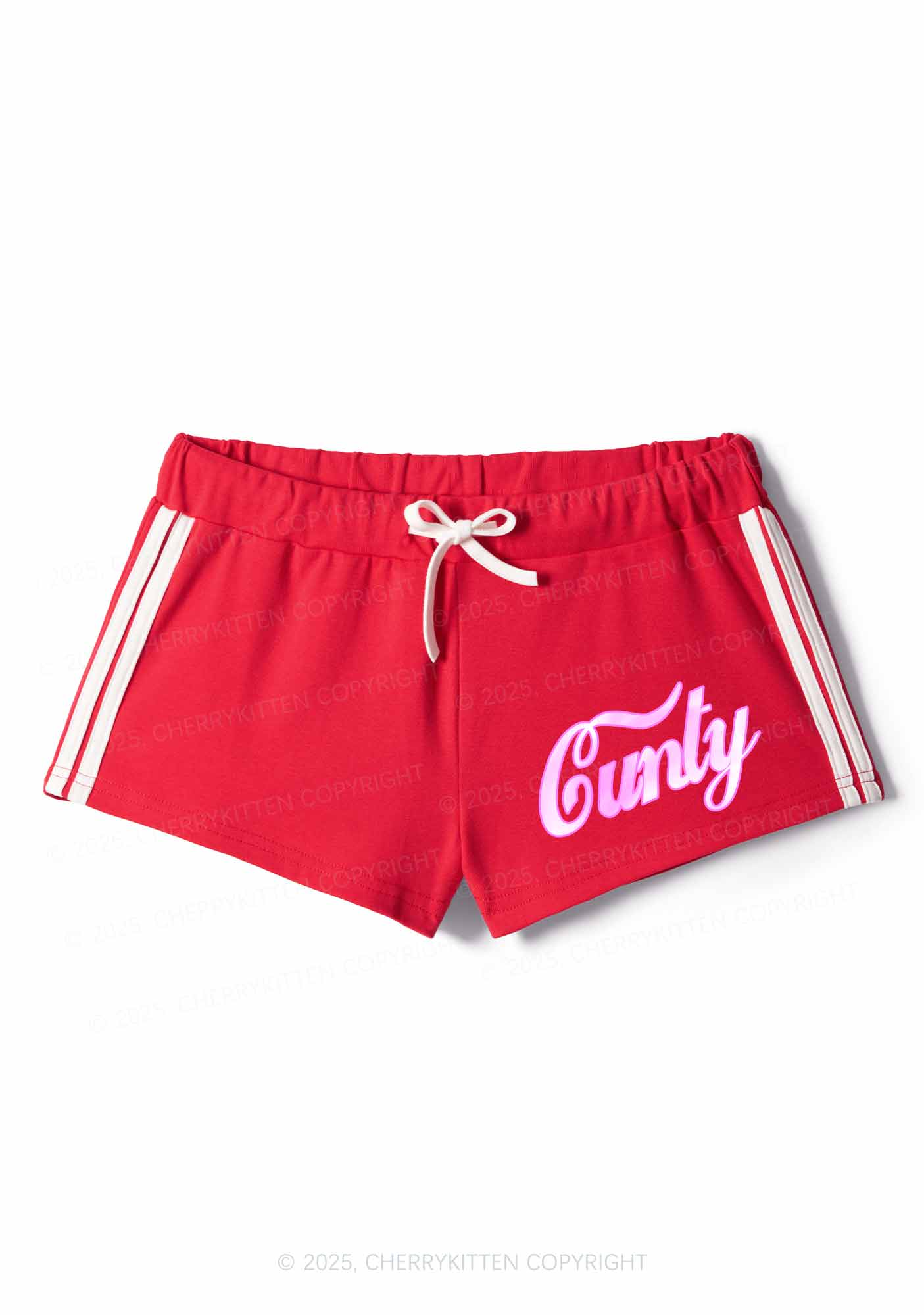 Cunty Y2K Drawstring Mini Shorts Cherrykitten
