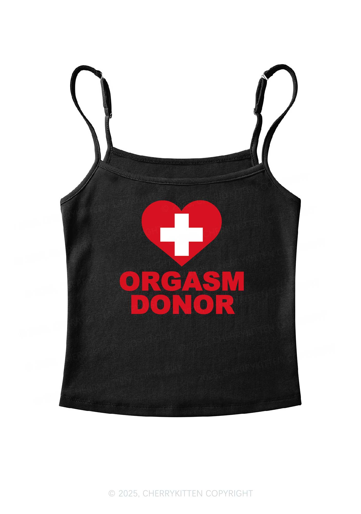 Orgxsm Donor Y2K Spaghetti Strap Cami Cherrykitten