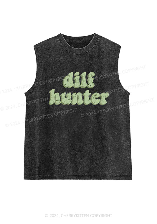 Green Hunter Y2K Washed Tank Cherrykitten