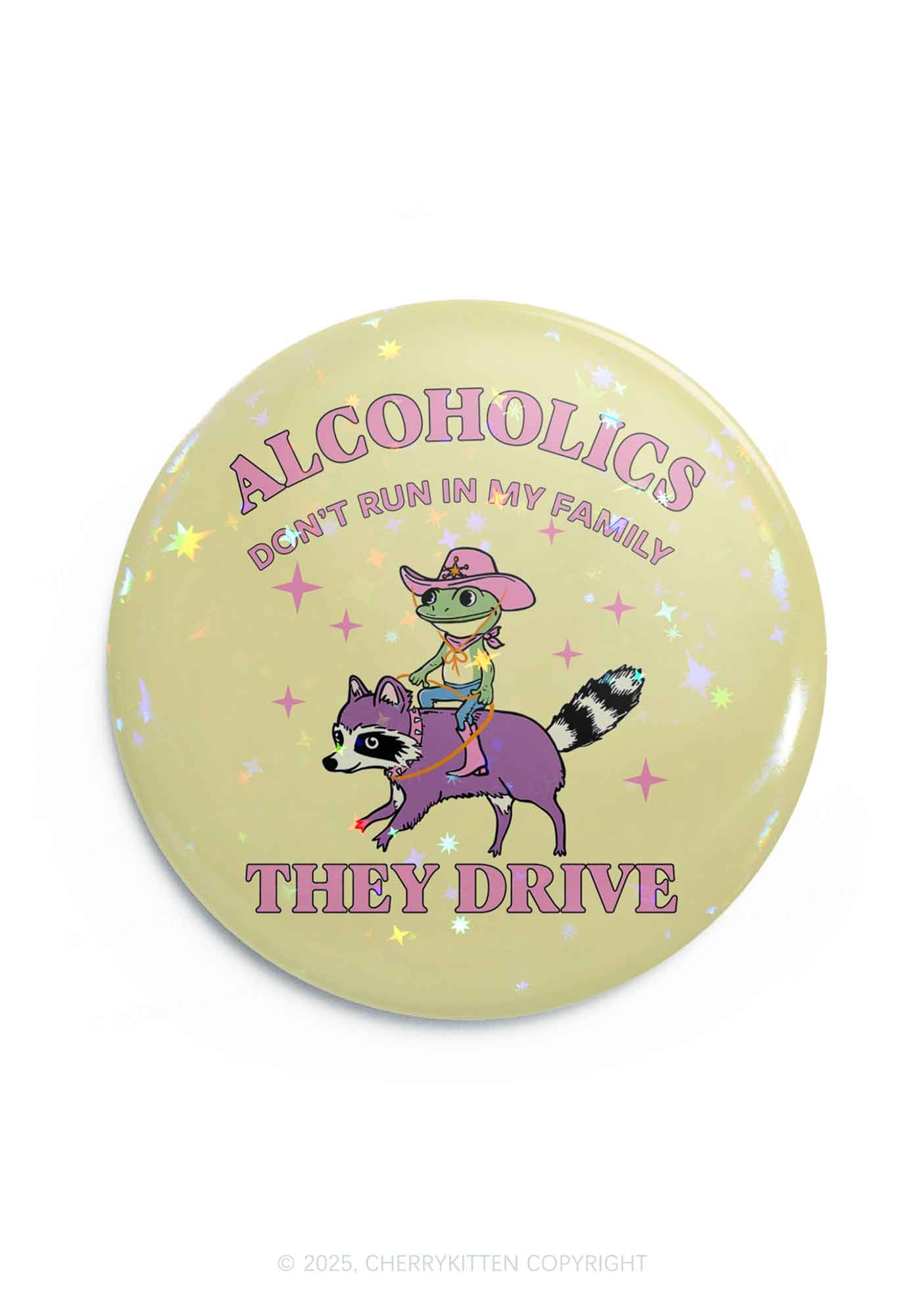 Alcoholics Drive 1Pc Y2K Pin Badge Cherrykitten