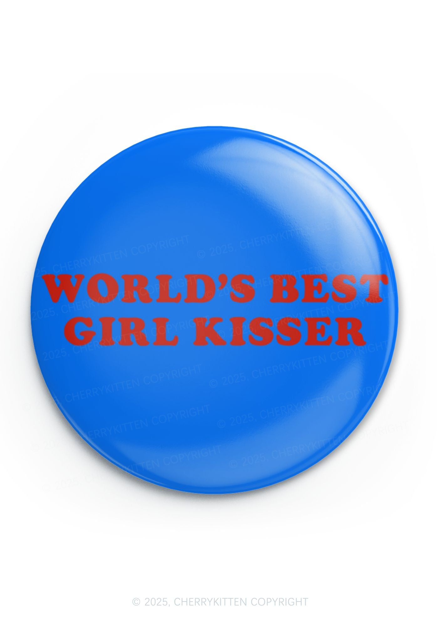 Best Girl Kisser Pride 1Pc Y2K Pin Badge Cherrykitten