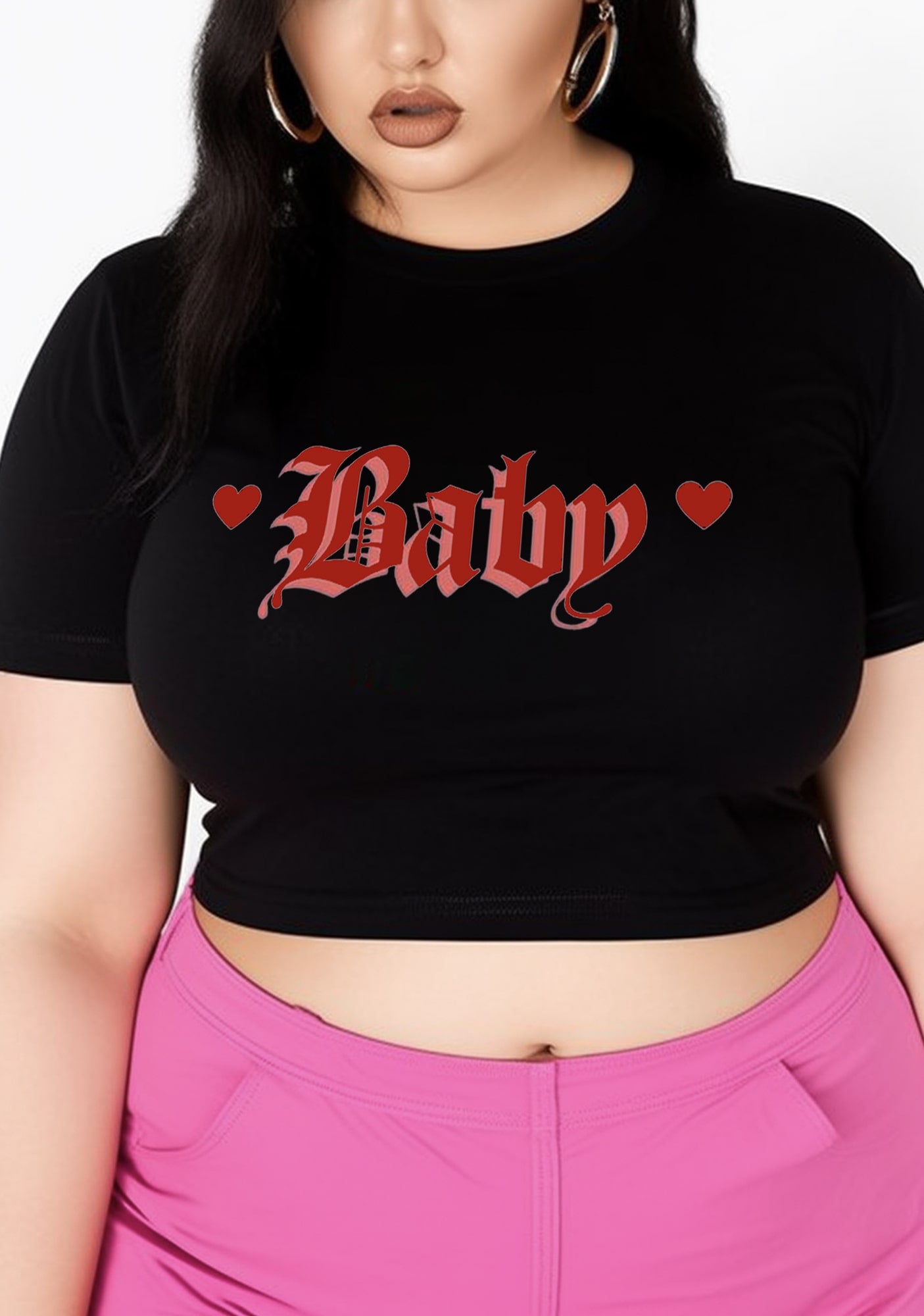 Curvy Vintage Baby Baby Tee