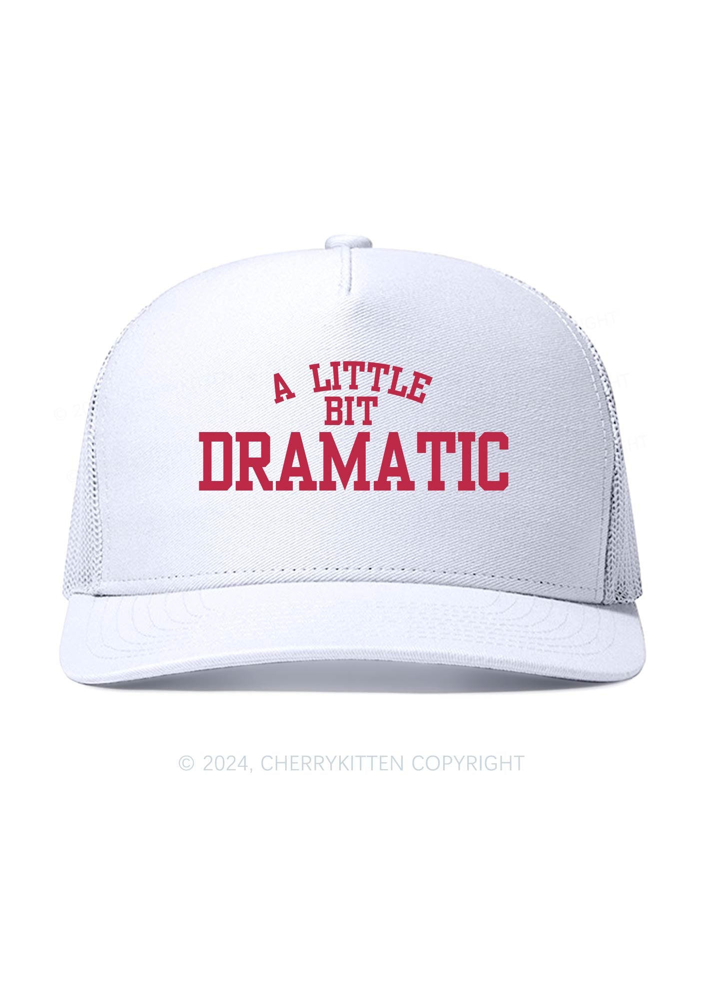 A Little Bit Dramatic Y2K Trucker Mesh Hat Cherrykitten
