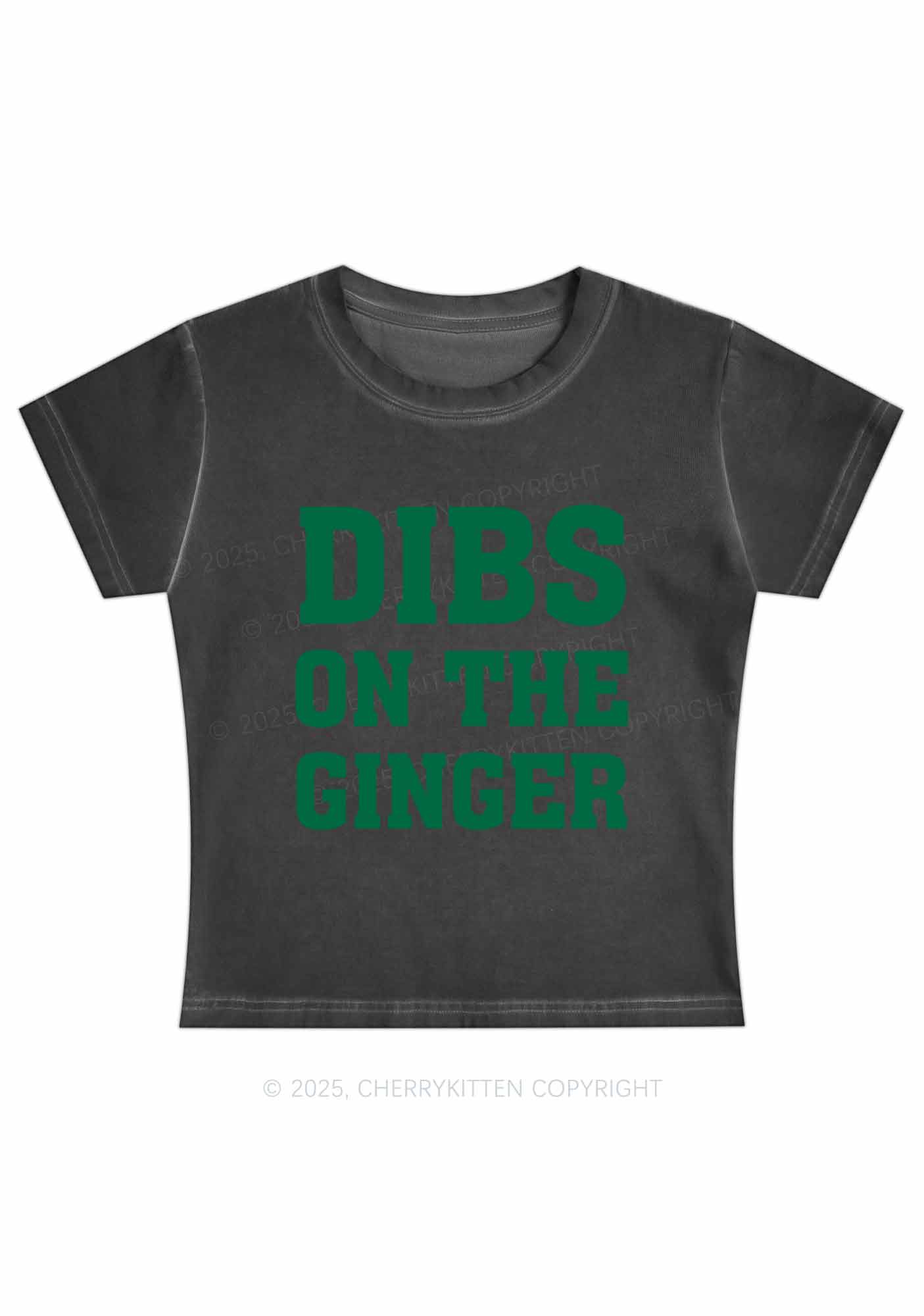 Dibs On The Ginger St Patricks Y2K Vintage Classic Tee Cherrykitten