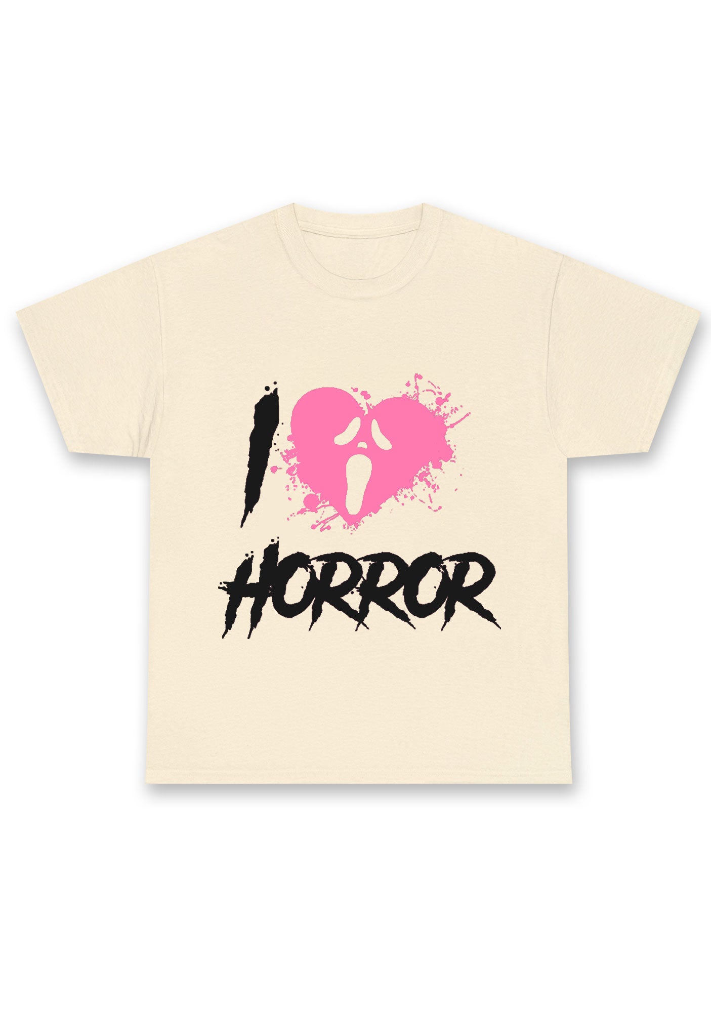 Halloween I Love Horror Chunky Shirt