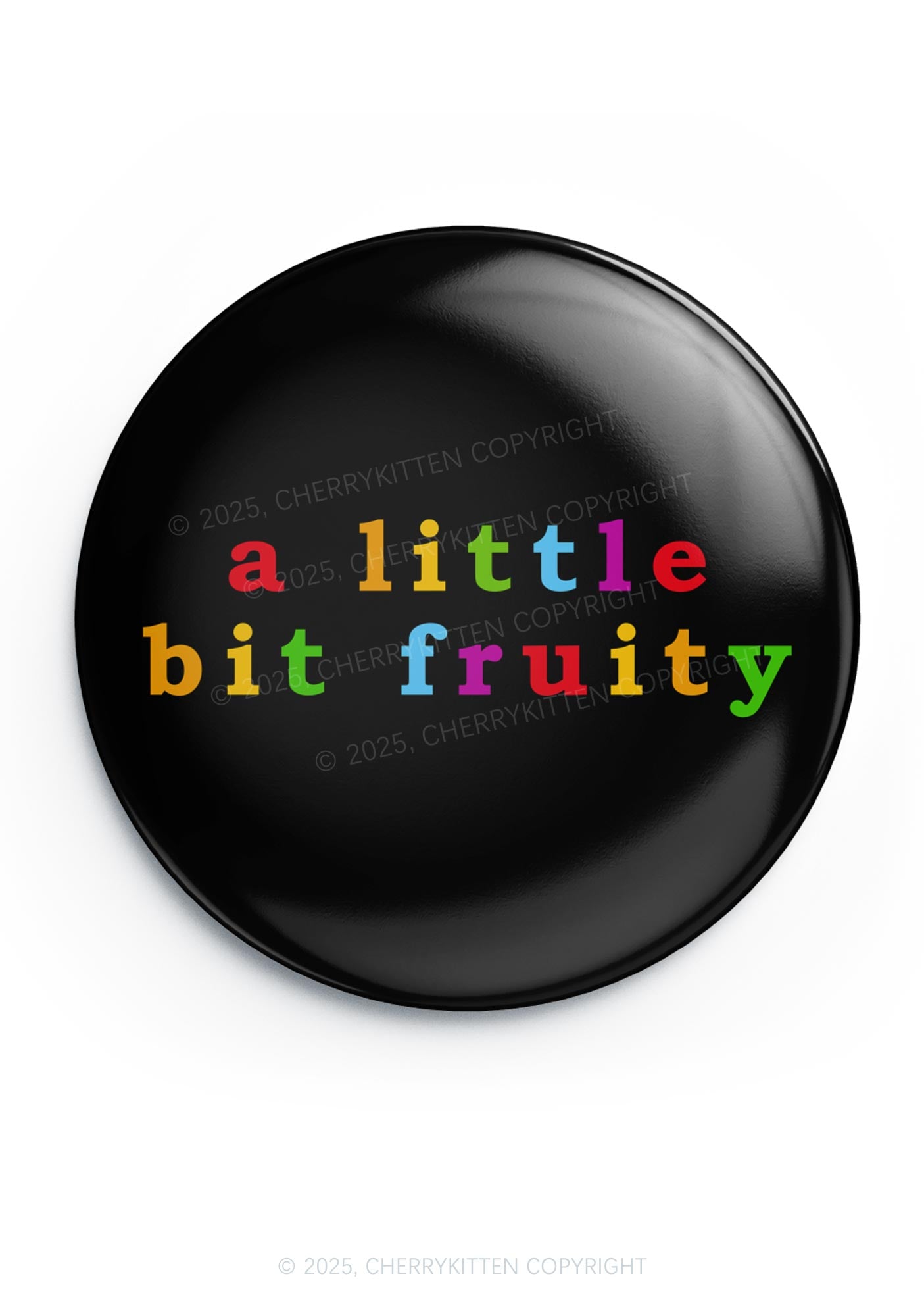 A Little Bit Fruity Pride 1Pc Y2K Pin Badge Cherrykitten