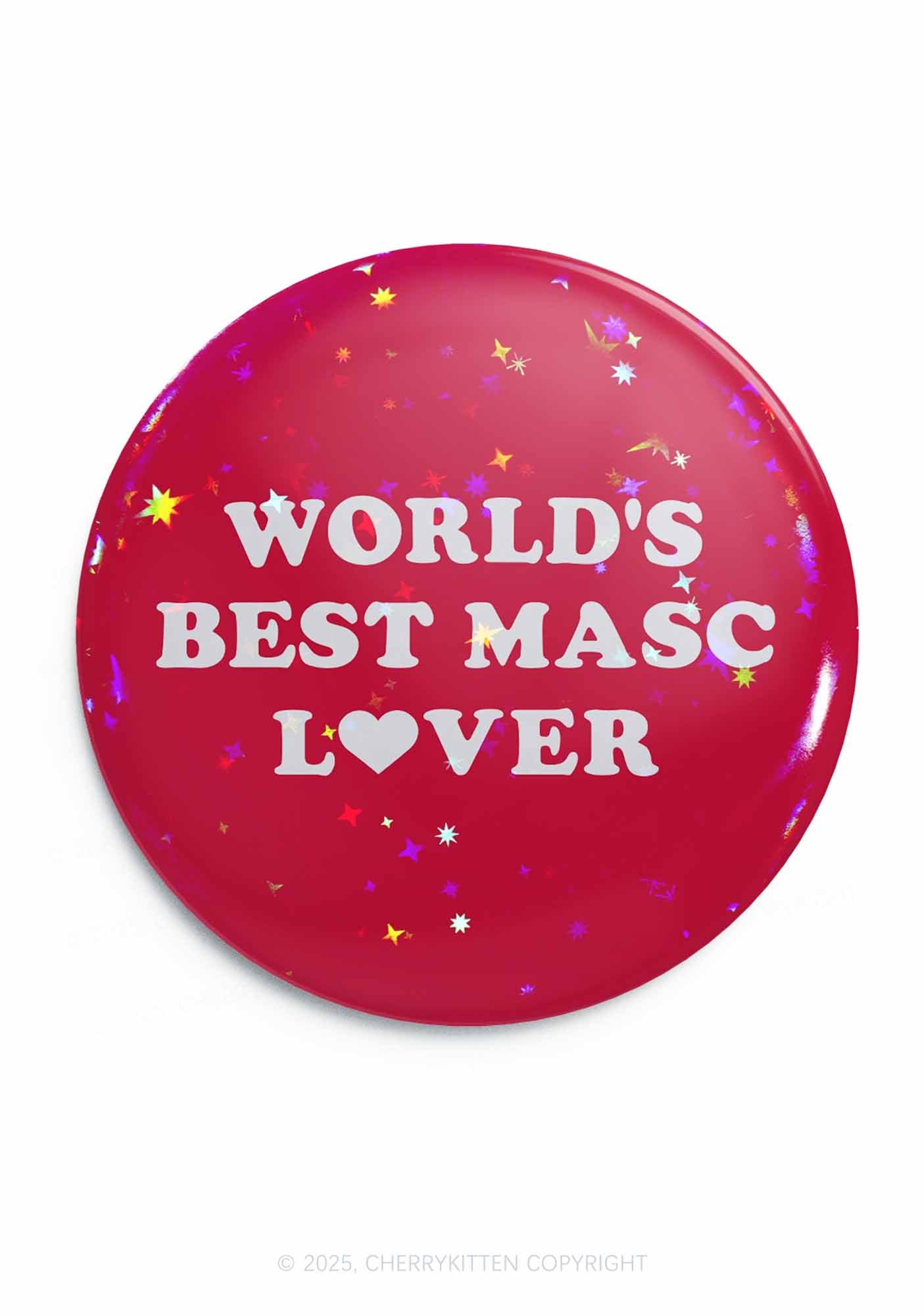 Worlds Best Masc Lover Pride 1Pc Y2K Pin Badge Cherrykitten