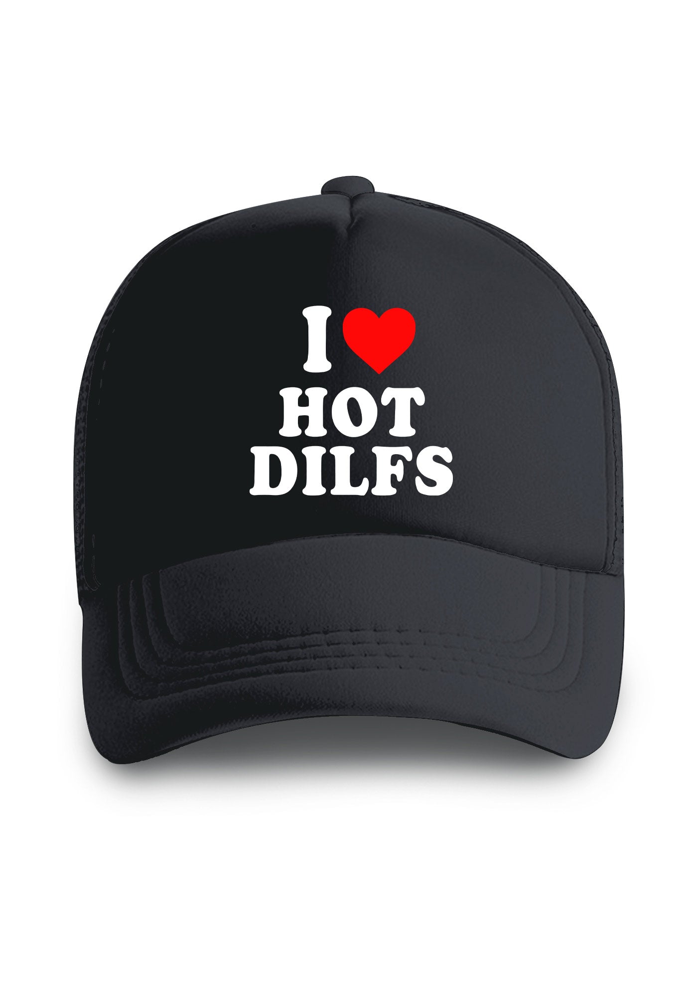 I Love Hot Dxxfs Trucker Hat