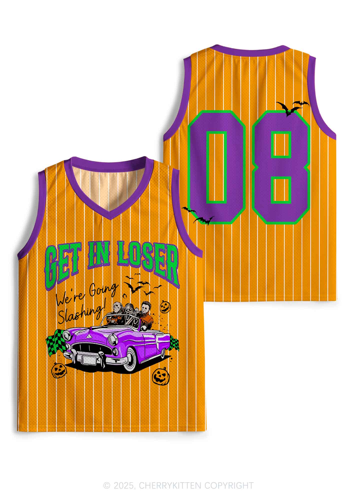 Halloween Custom Get In Loser Y2K Sport Jersey Tank Cherrykitten