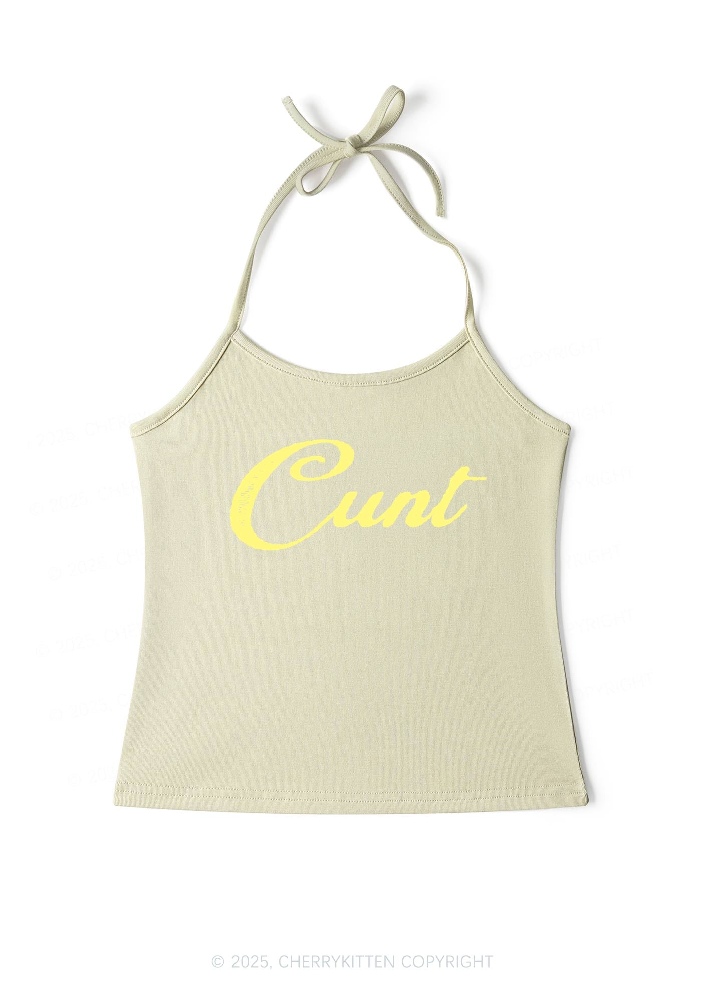 Special Cxxt Y2K Halter Neck Cami Cherrykitten
