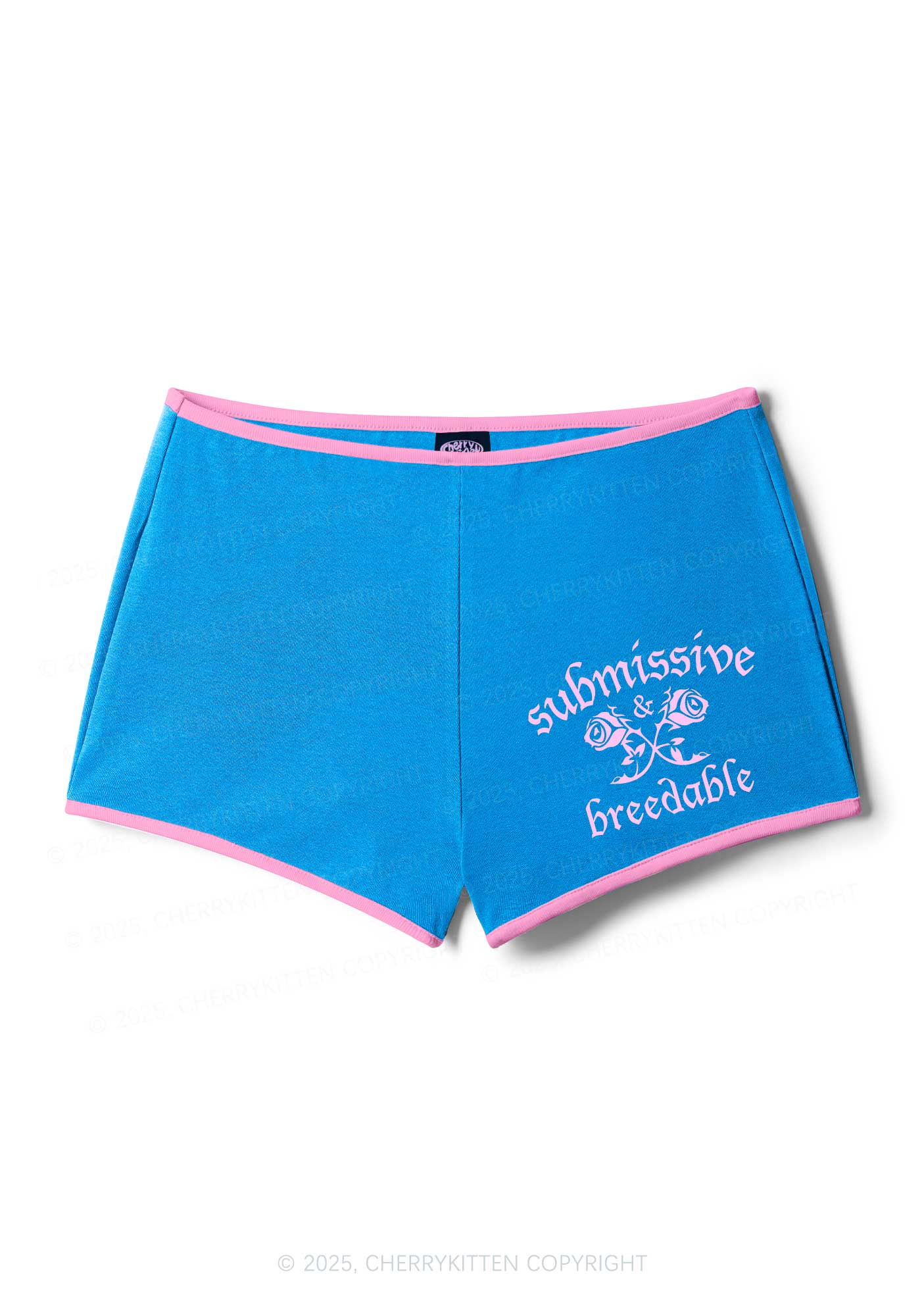Submissive And Breedable Y2K Booty Shorts Cherrykitten
