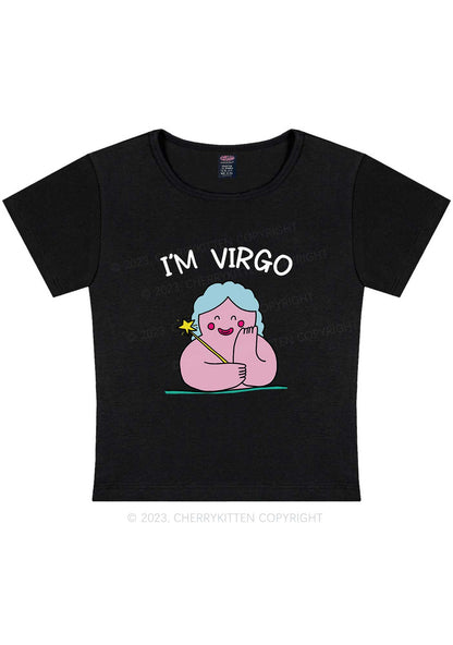 I'm Virgo Y2K Baby Tee Cherrykitten