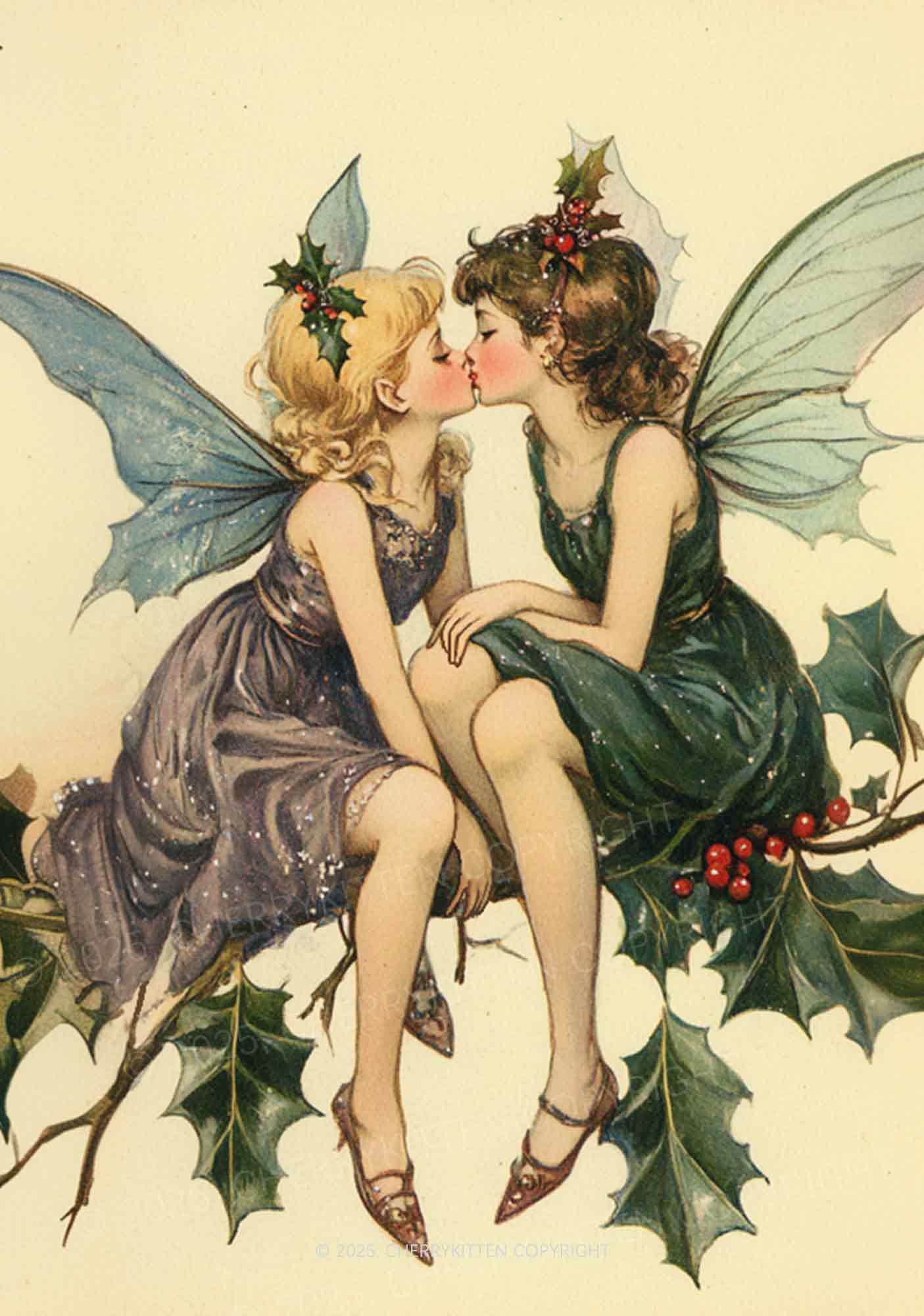 Fairy Kiss Pride Y2K Print Mini Skirt Cherrykitten