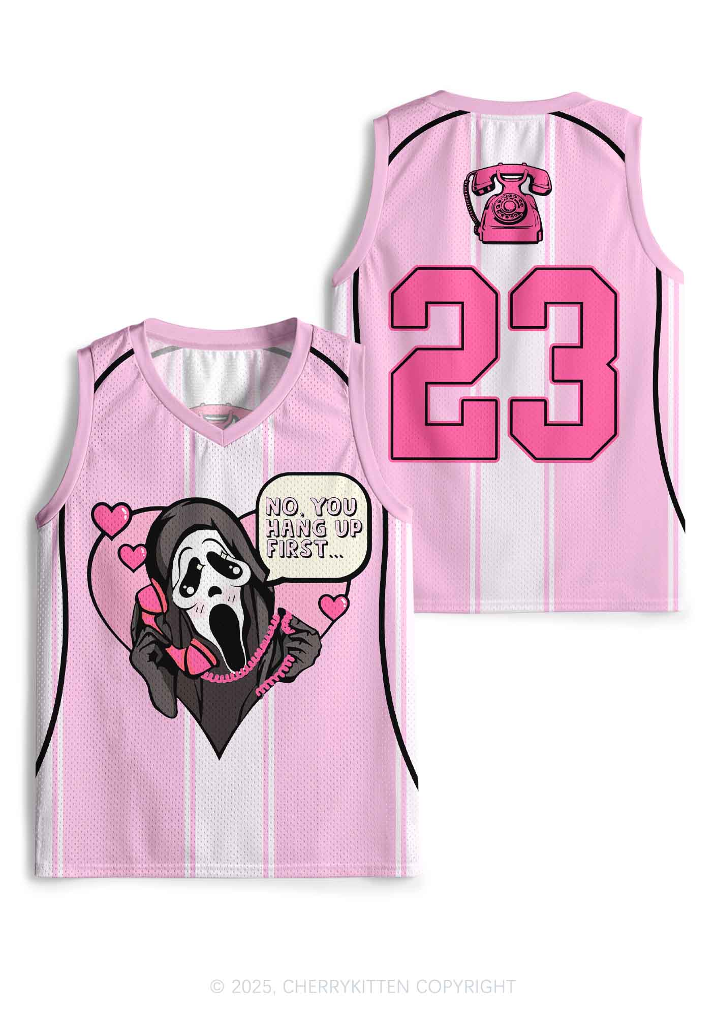 Halloween Custom Horror Hang Up Frist Y2K Sport Jersey Tank Cherrykitten