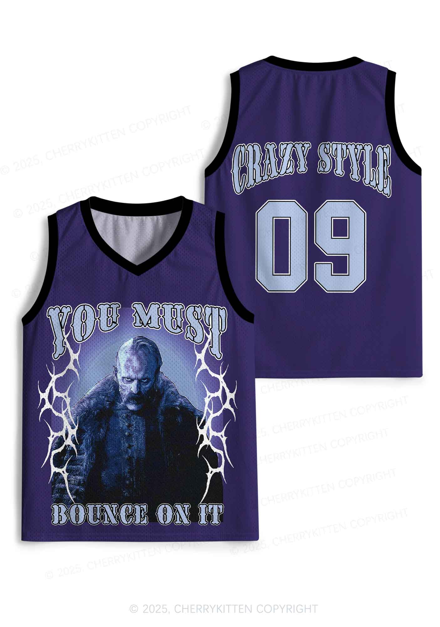 Custom Halloween Bounce On It Y2K Sport Jersey Tank Cherrykitten