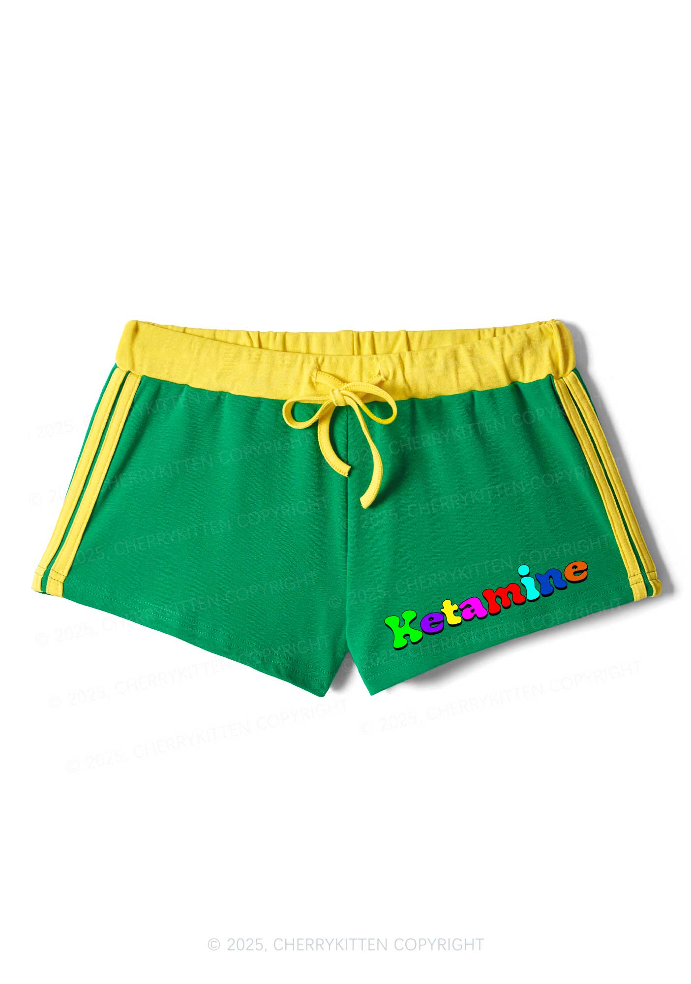 Candy K Y2K Drawstring Mini Shorts Cherrykitten