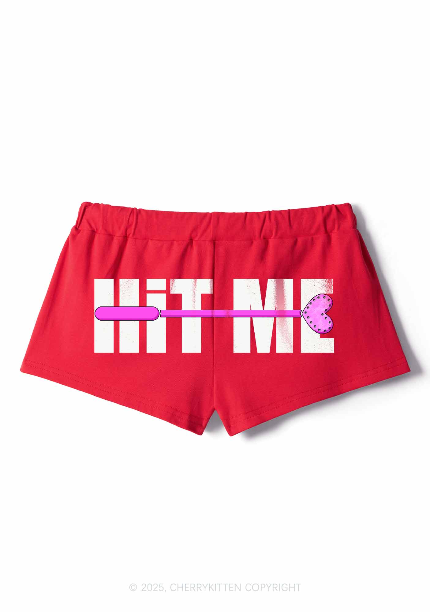 Hit Me Y2K Drawstring Mini Shorts Cherrykitten